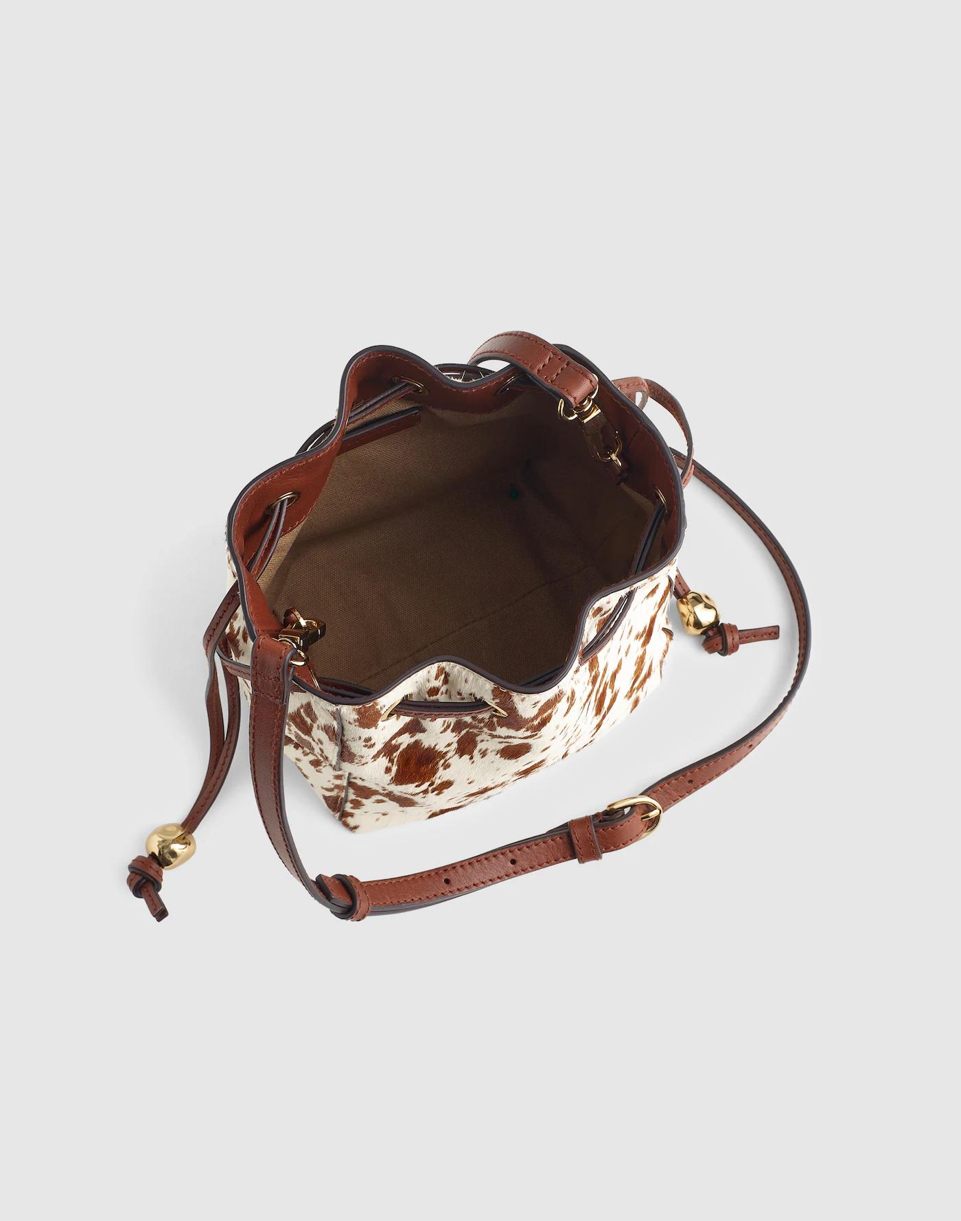The Mini Drawstring Crossbody Bucket Bag Product Image