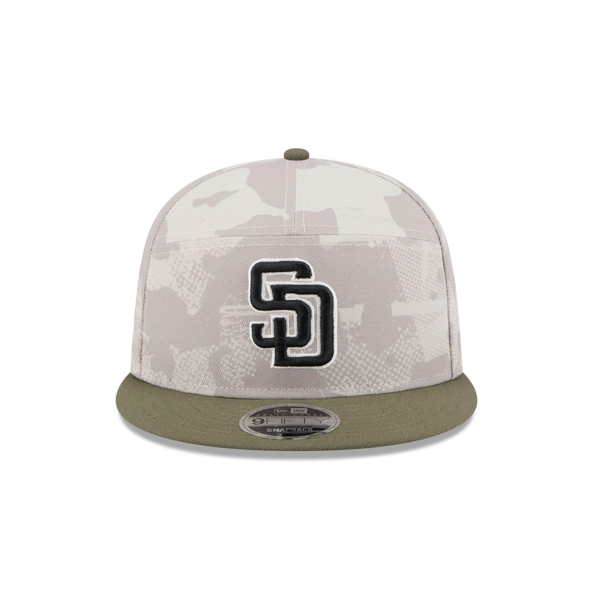 San Diego Padres Armed Forces Day 2025 Split Panel 9FIFTY Snapback Hat Male Product Image