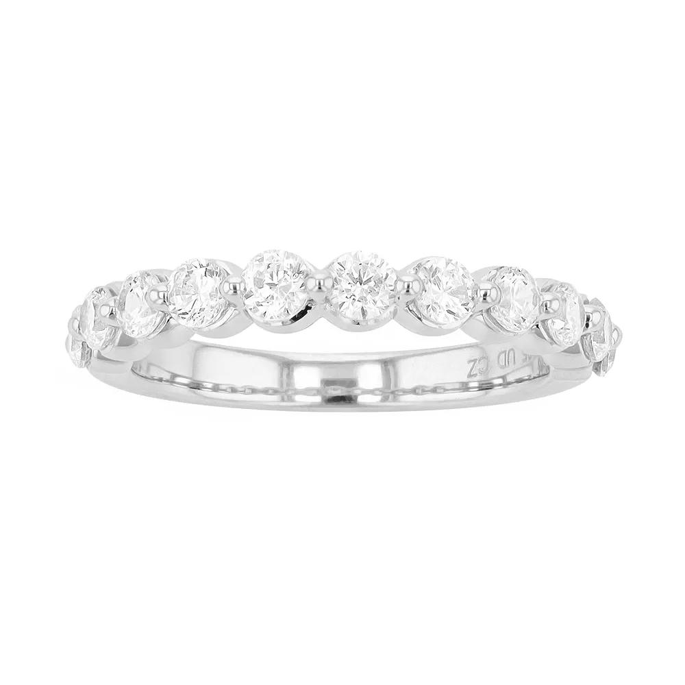 Diamond Brilliance 14K Gold 1 Carat T.W. Lab-Grown Diamond Floating Wedding Band, Women's,  Product Image