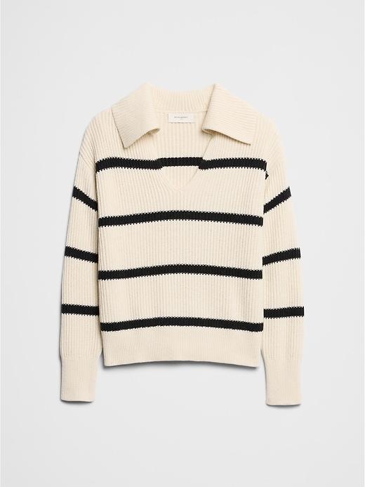 Johnny-Collar Sweater Product Image