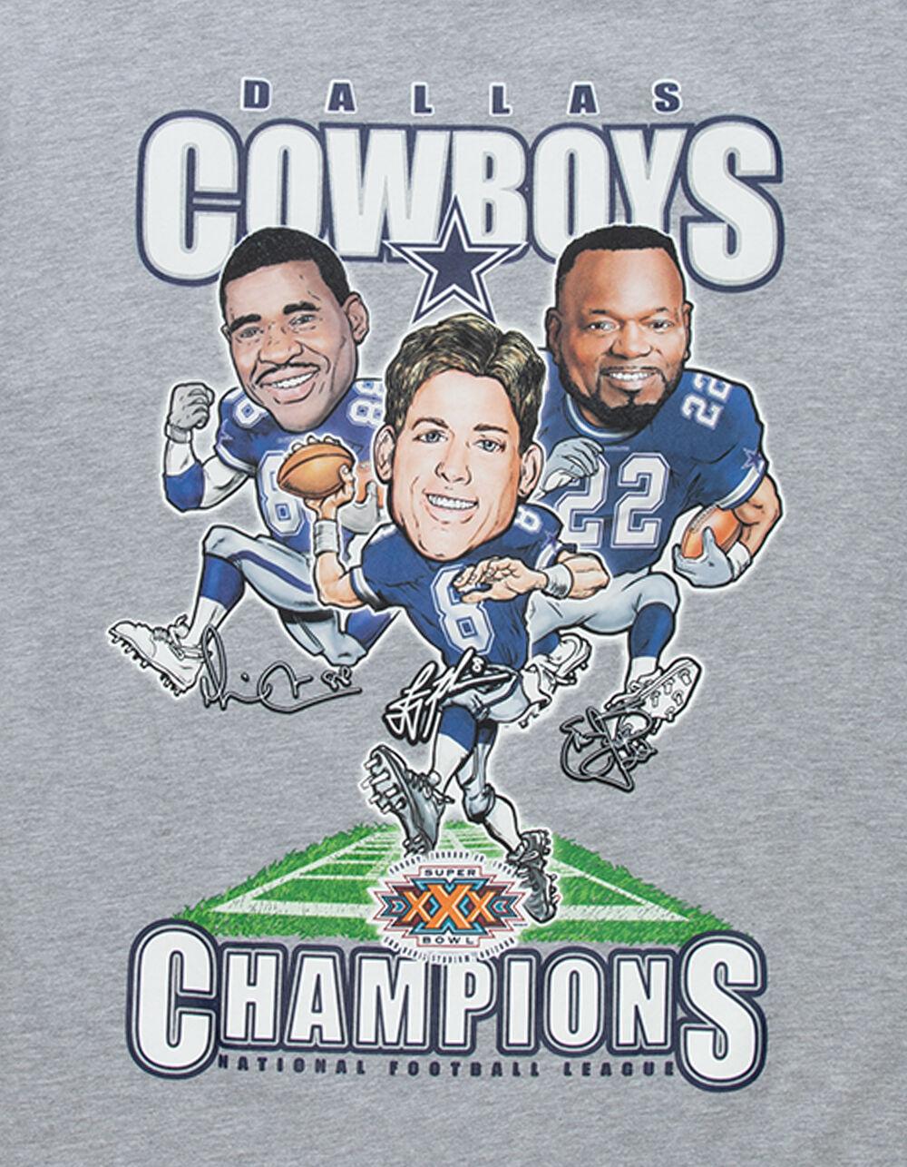 MITCHELL & NESS Dallas Cowboys Champions Mens Tee - HEATHER GRAY Product Image