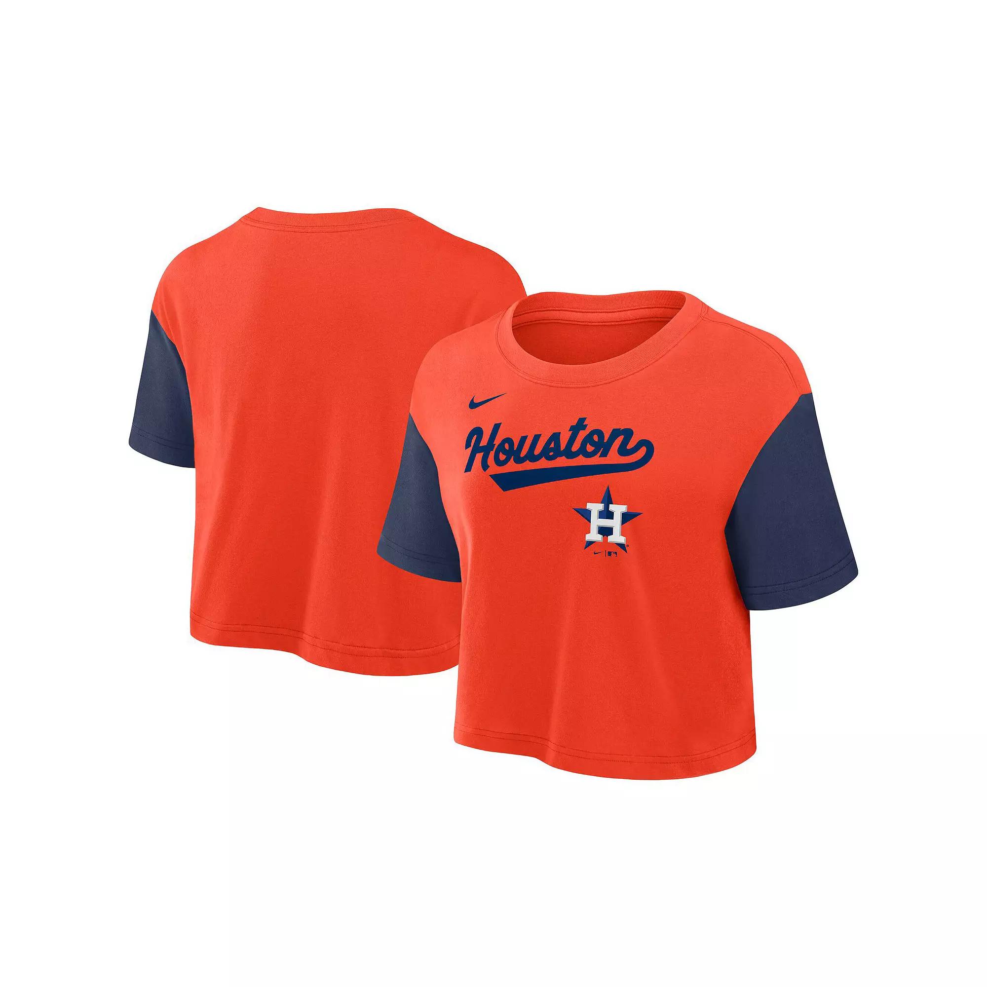 Auburn Script Nike Womens Dri-FIT College Cropped T-Shirt | 01D4194YAUN-8HZ Product Image