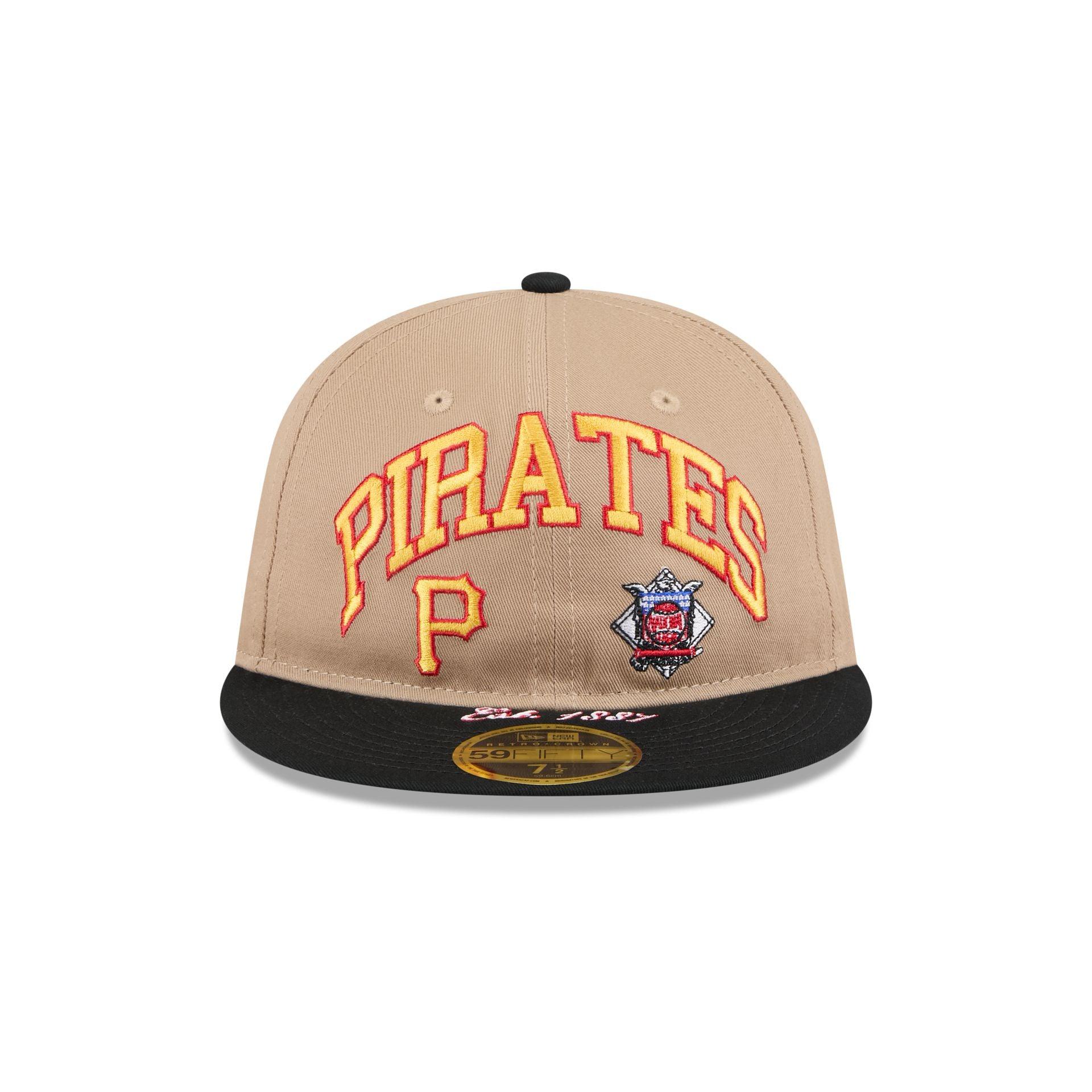 Pittsburgh Pirates Camel Retro Crown 59FIFTY Fitted Hat Male Product Image