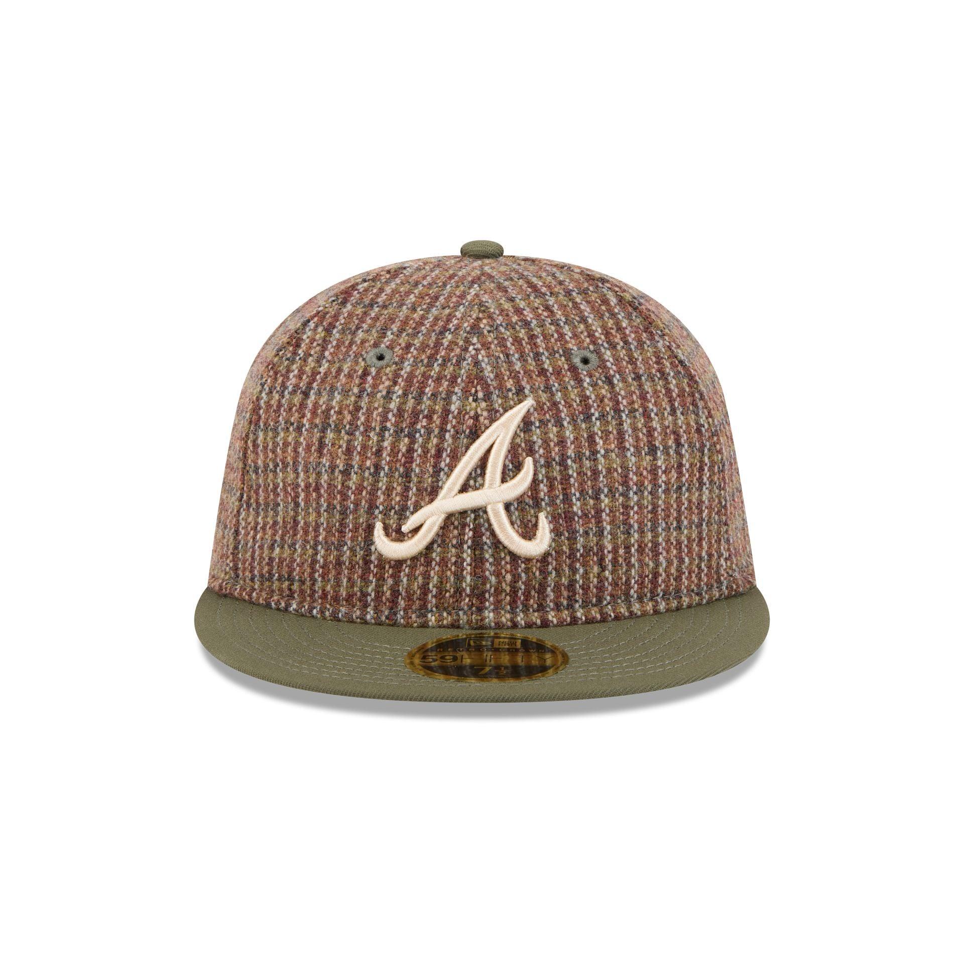 Just Caps Wool Logo Atlanta Braves Retro Crown 59FIFTY Fitted Hat Male Product Image