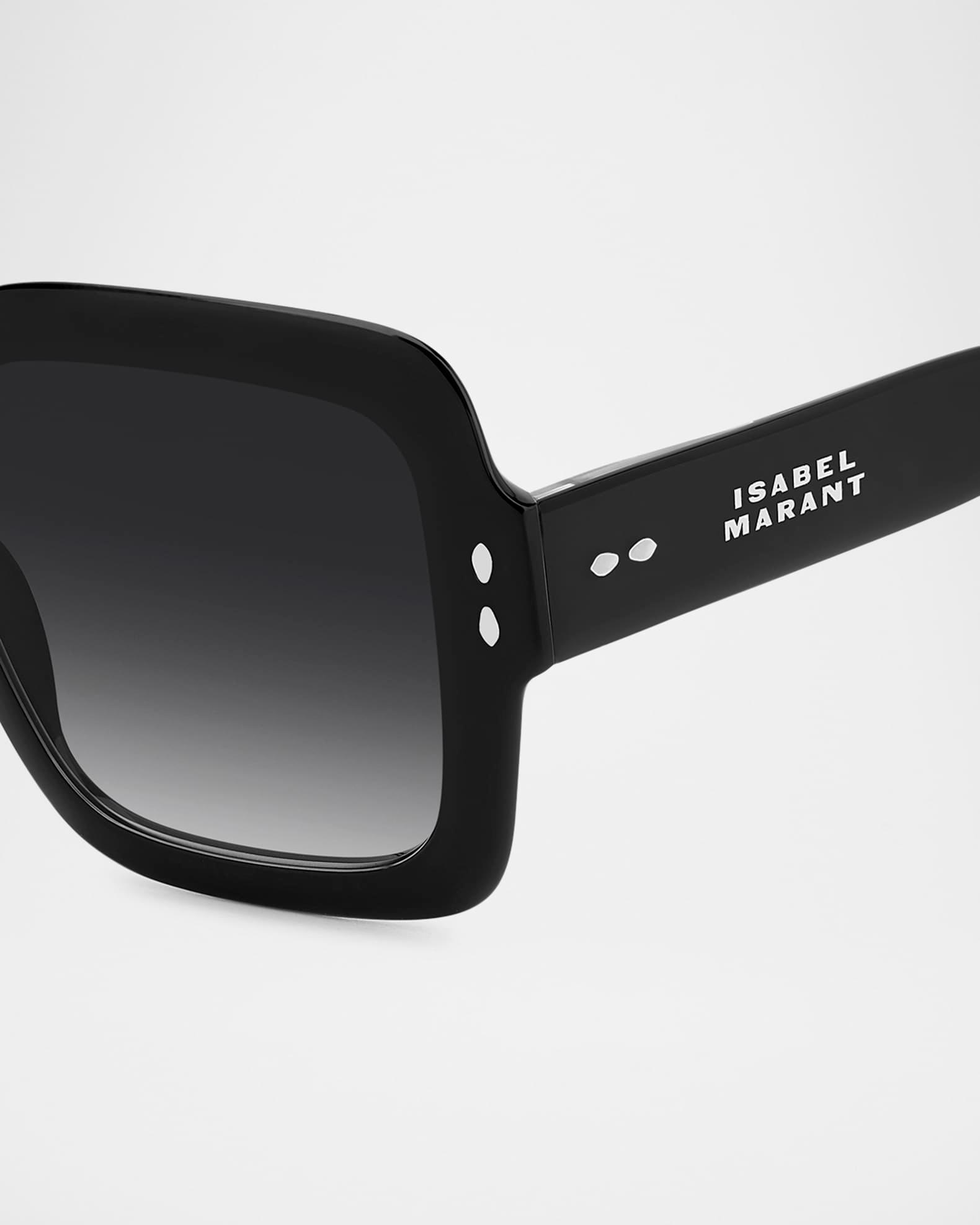 Oversized Square Acetate Sunglasses Product Image