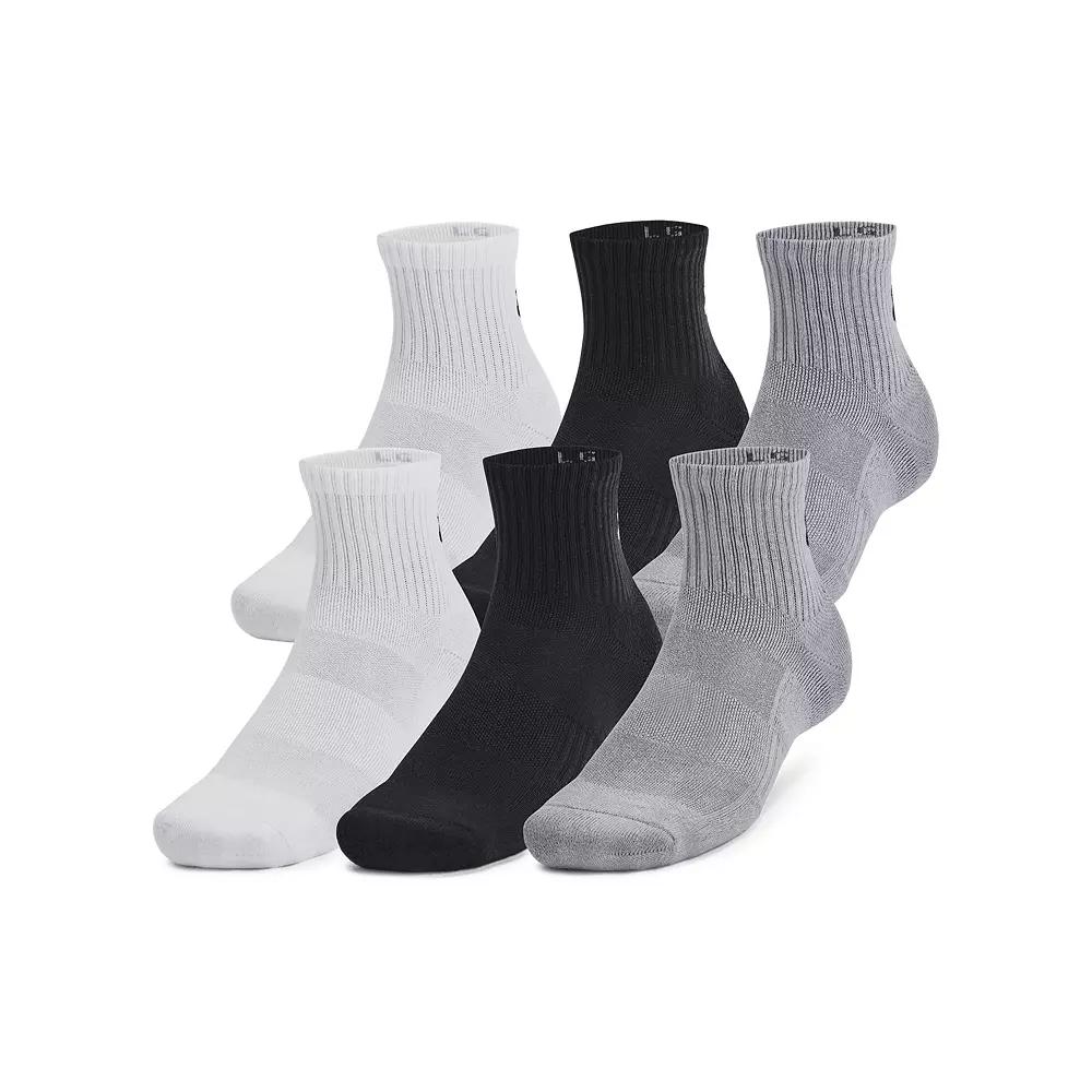 Under Armour 6-Pack Training Cotton Quarter Socks, Women's,  Product Image