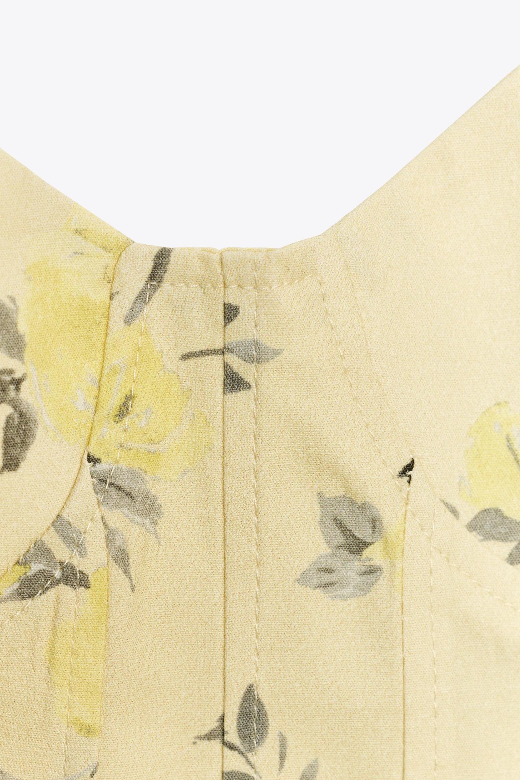 FLORAL POPLIN TOP Product Image