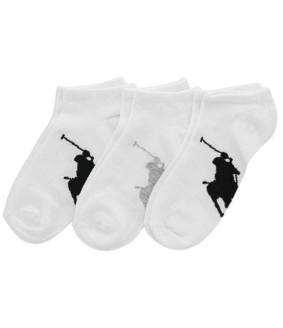 Polo Ralph Lauren Big & Tall Big Pony Low-Cut Socks 3-Pack Product Image