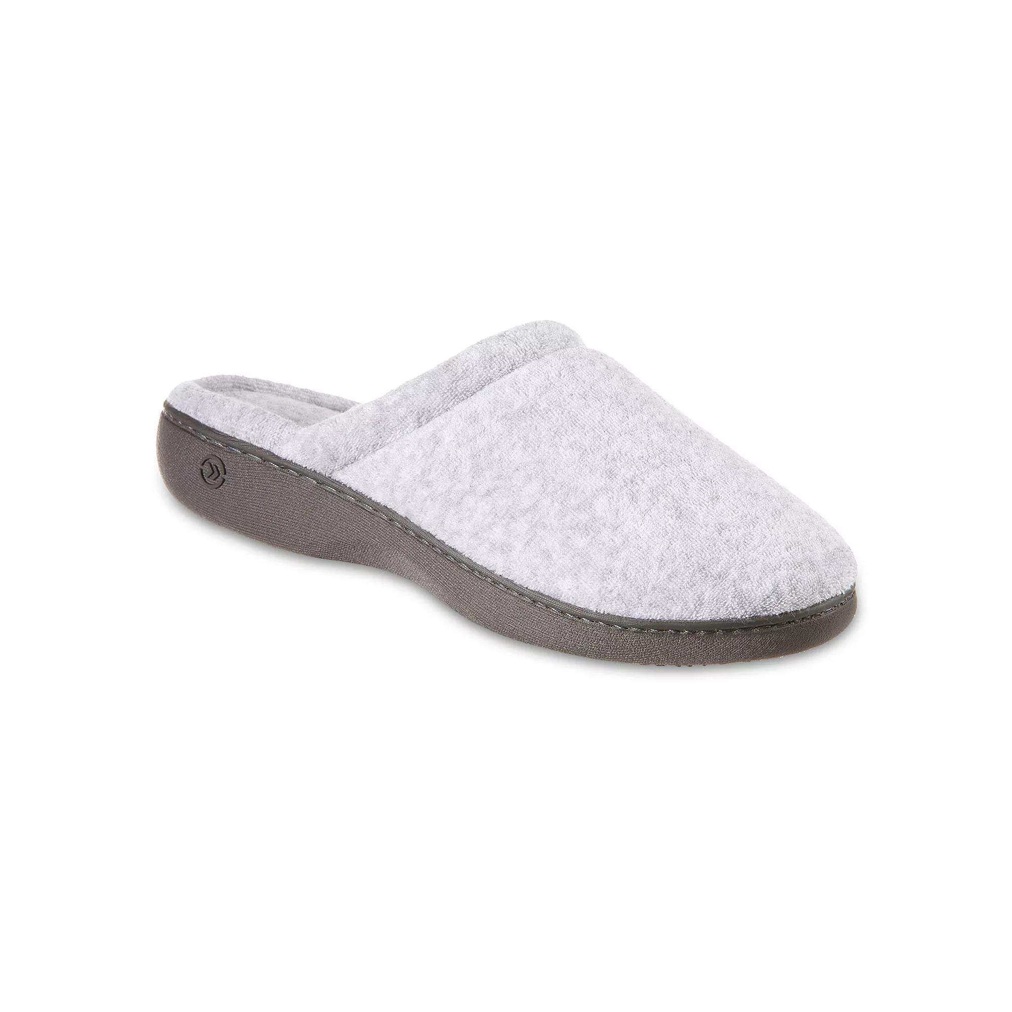 isotoner Embroidered Terry Secret Sole Women's Clog Slippers,  Product Image