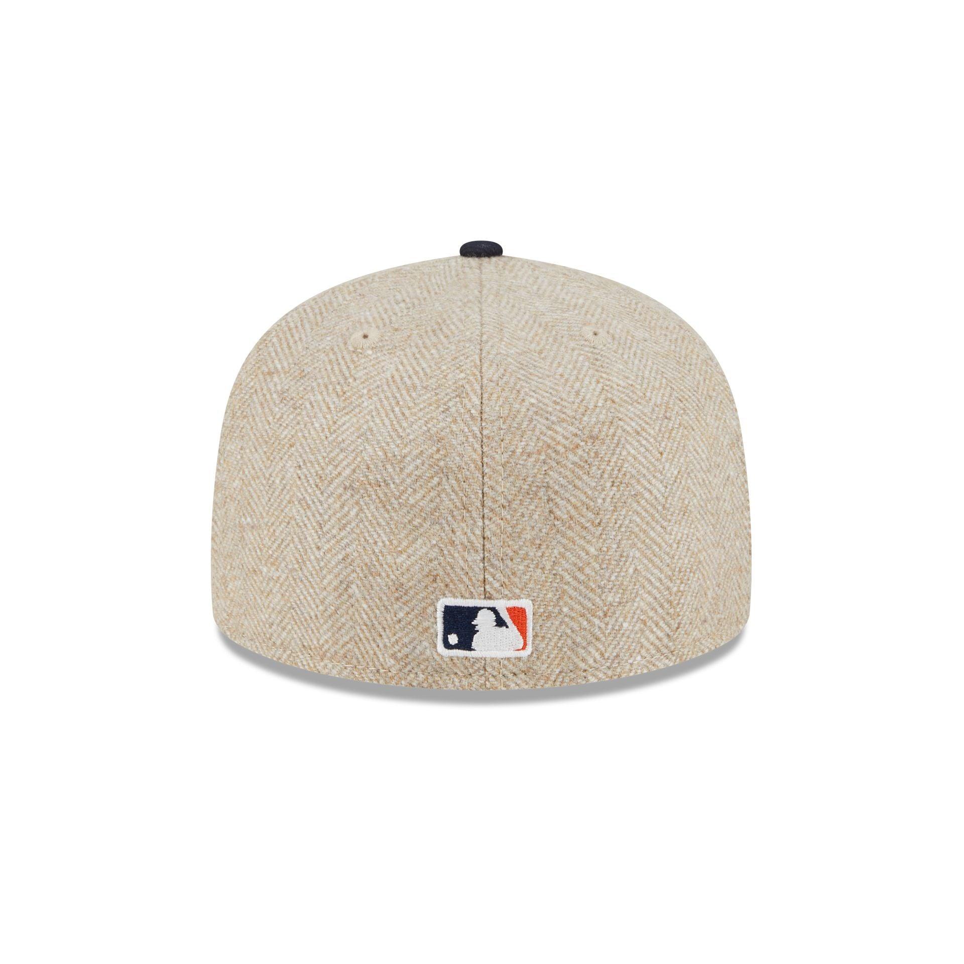 Houston Astros Herringbone Moon 59FIFTY Fitted Hat Male Product Image