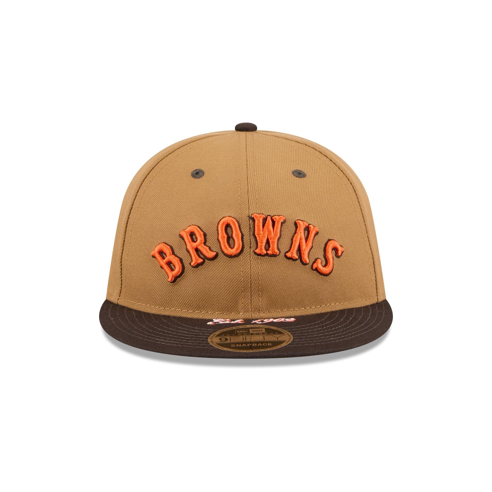 St. Louis Browns Wheat Retro Crown 9FIFTY Snapback Hat Male Product Image