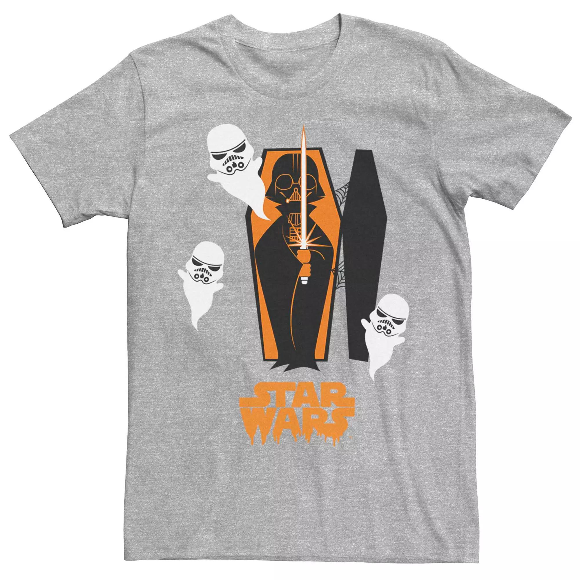 Men's Star Wars Darth Vader Coffin And Trooper Ghosts Tee,  Product Image