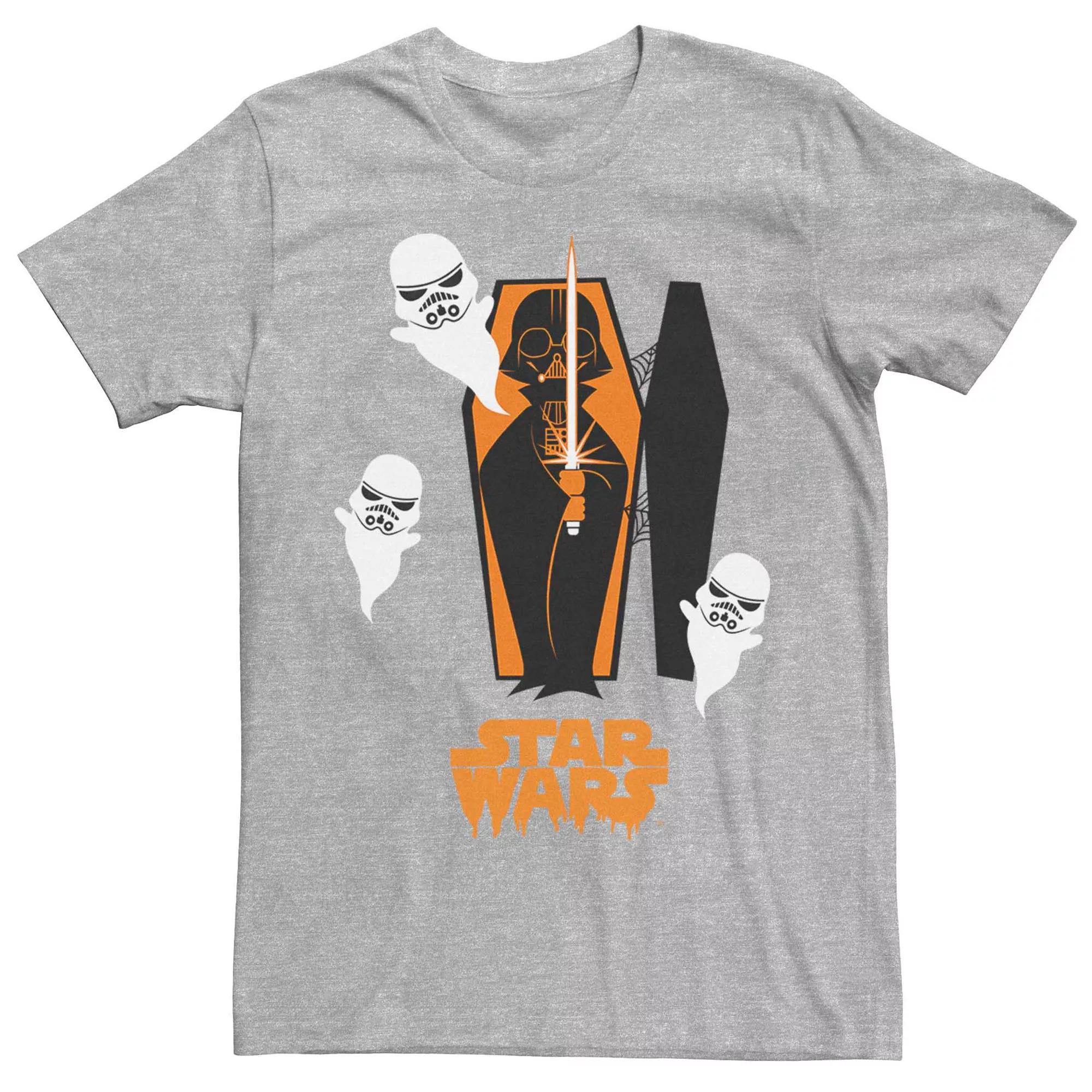 Men's Star Wars Darth Vader Coffin And Trooper Ghosts Tee,  Product Image
