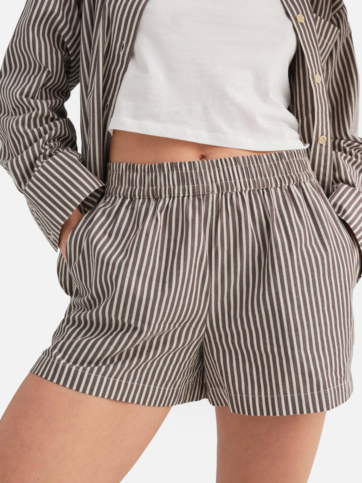 Organic Poplin Long Sleeve Button Down Female Product Image