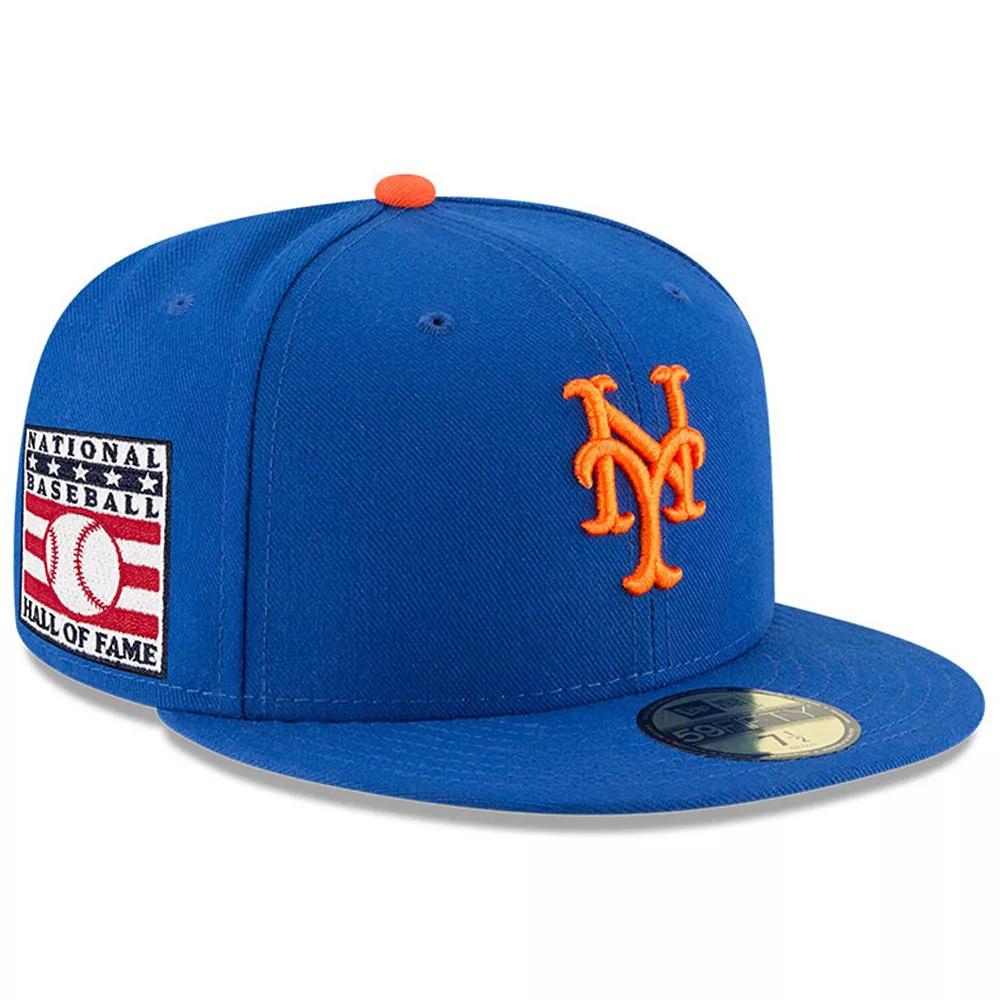 Men's New Era Royal New York Mets National Baseball Hall of Fame 59FIFTY Fitted Hat, Size: 7 1/4, Blue Product Image
