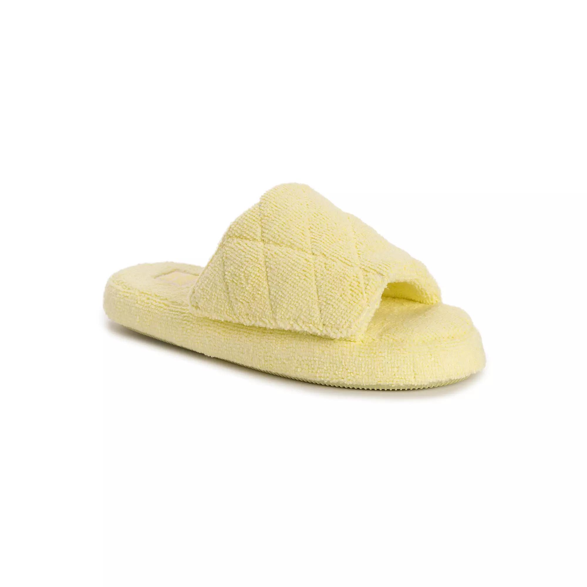 MUK LUKS Oriole Toweling Womens Slide Slippers Product Image
