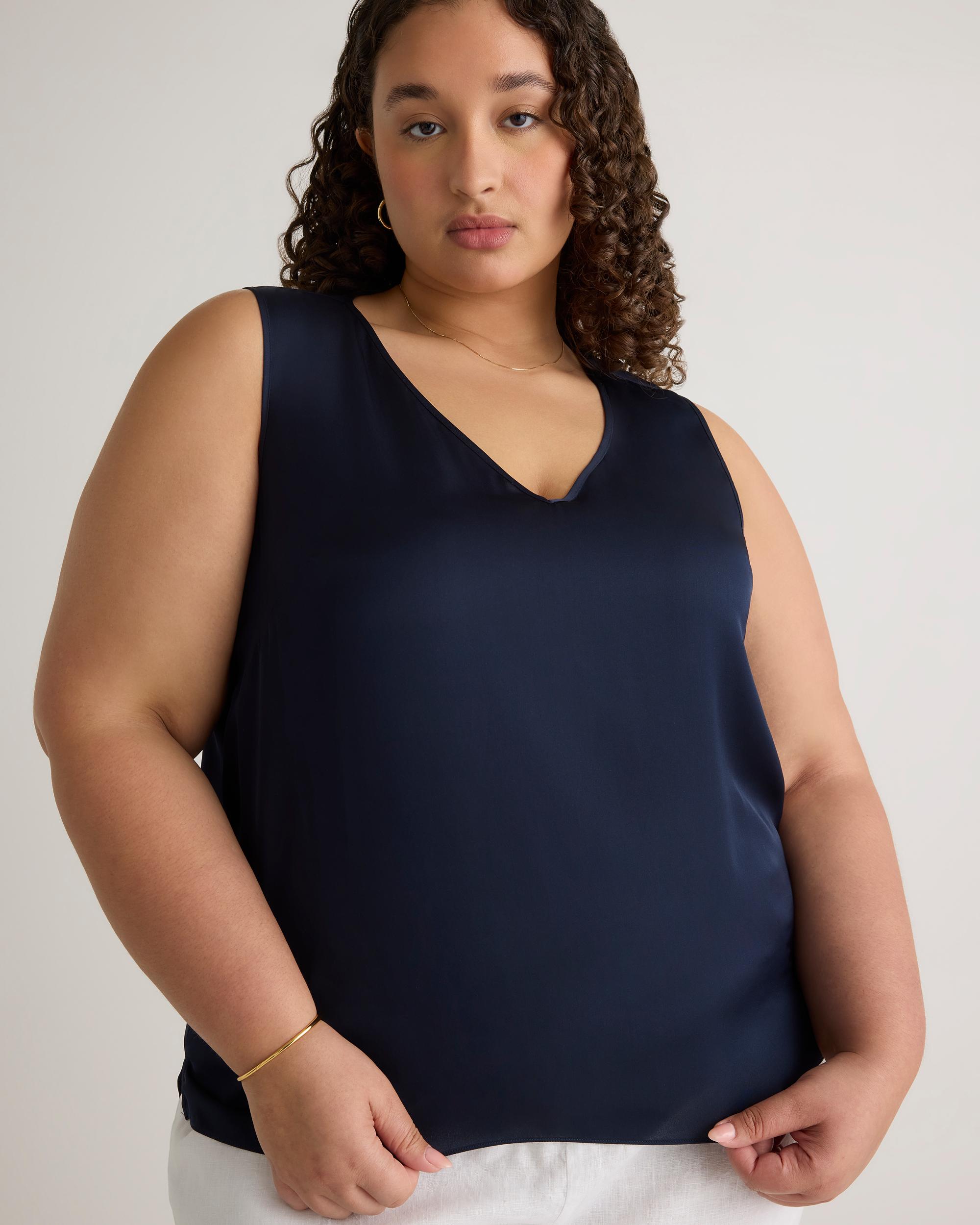 Quince | Women's Washable Stretch Silk Tank Top Product Image