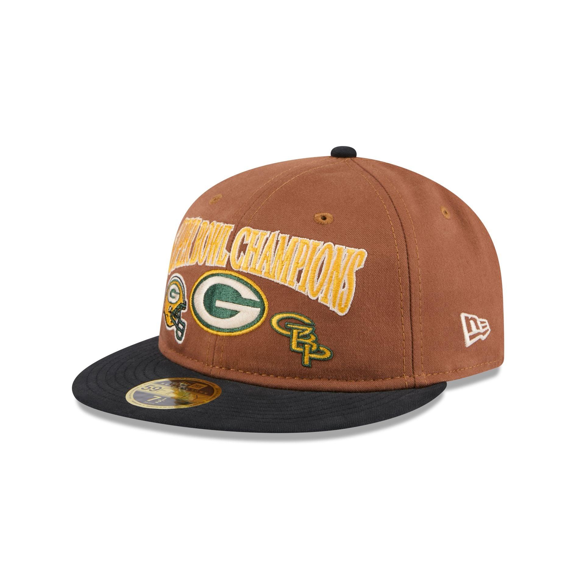 Green Bay Packers Champions Retro Crown 59FIFTY Fitted Hat Male Product Image