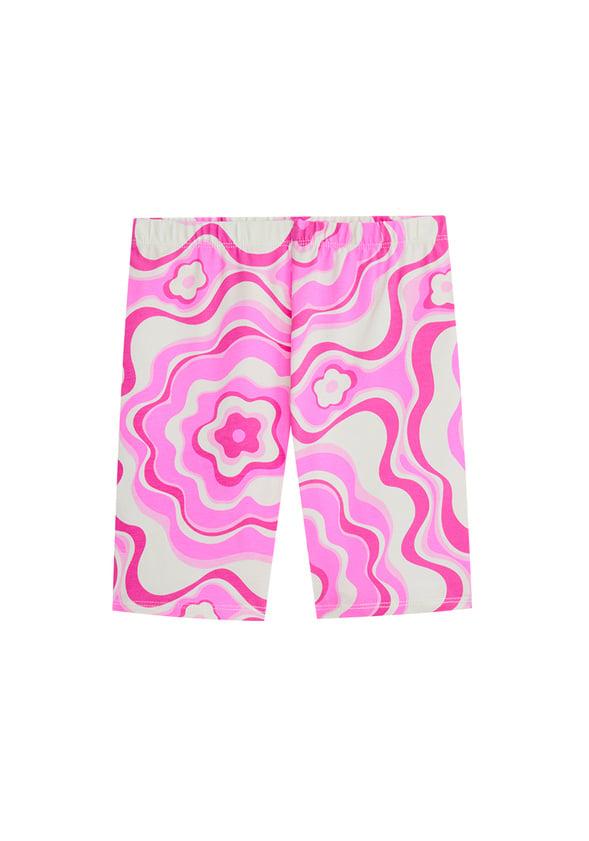 JustFab Margaux Platform Loafer Pump Womens Black/ White Size 8.5 Product Image