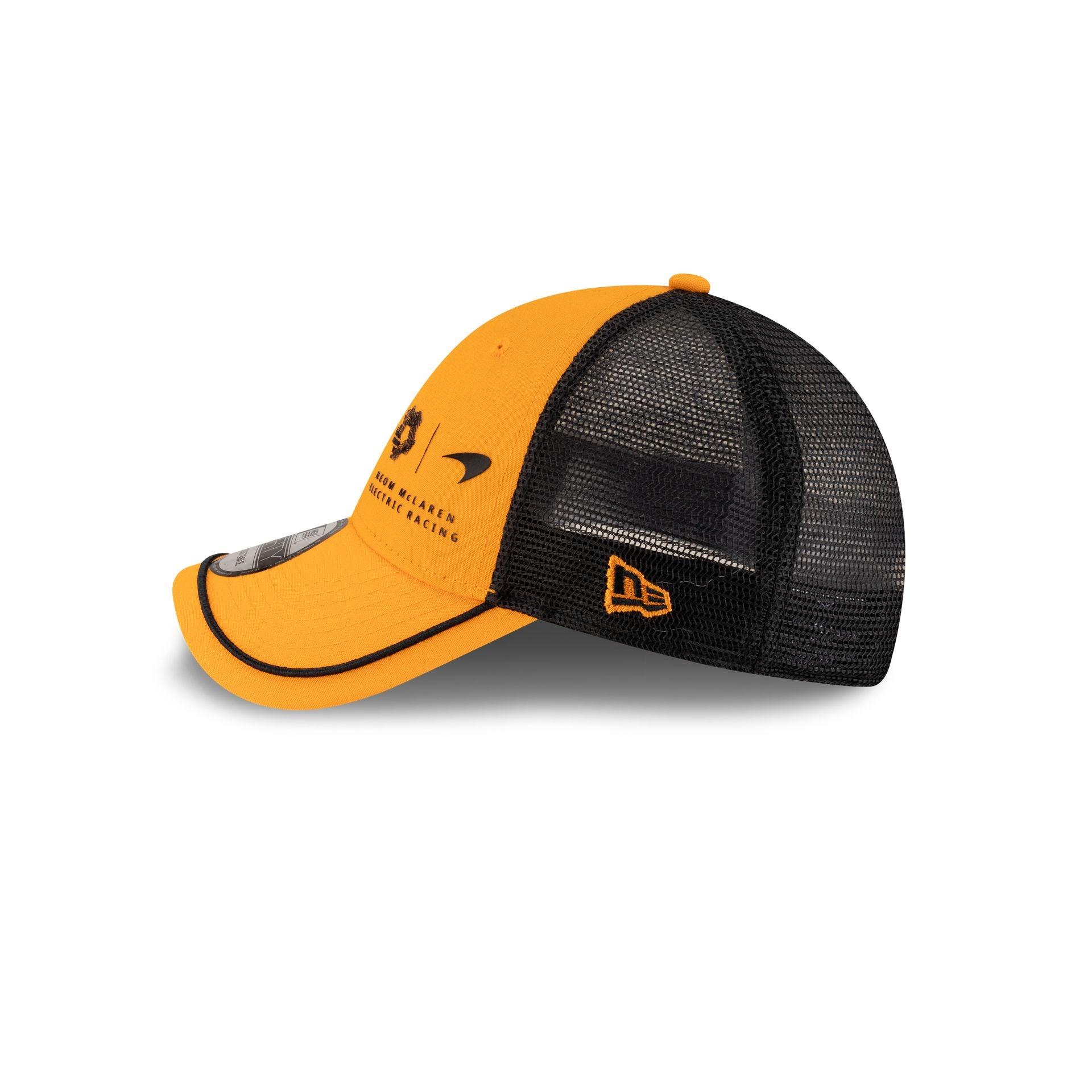 NEOM McLaren Electric Racing Repreve 9FORTY Trucker Hat Male Product Image