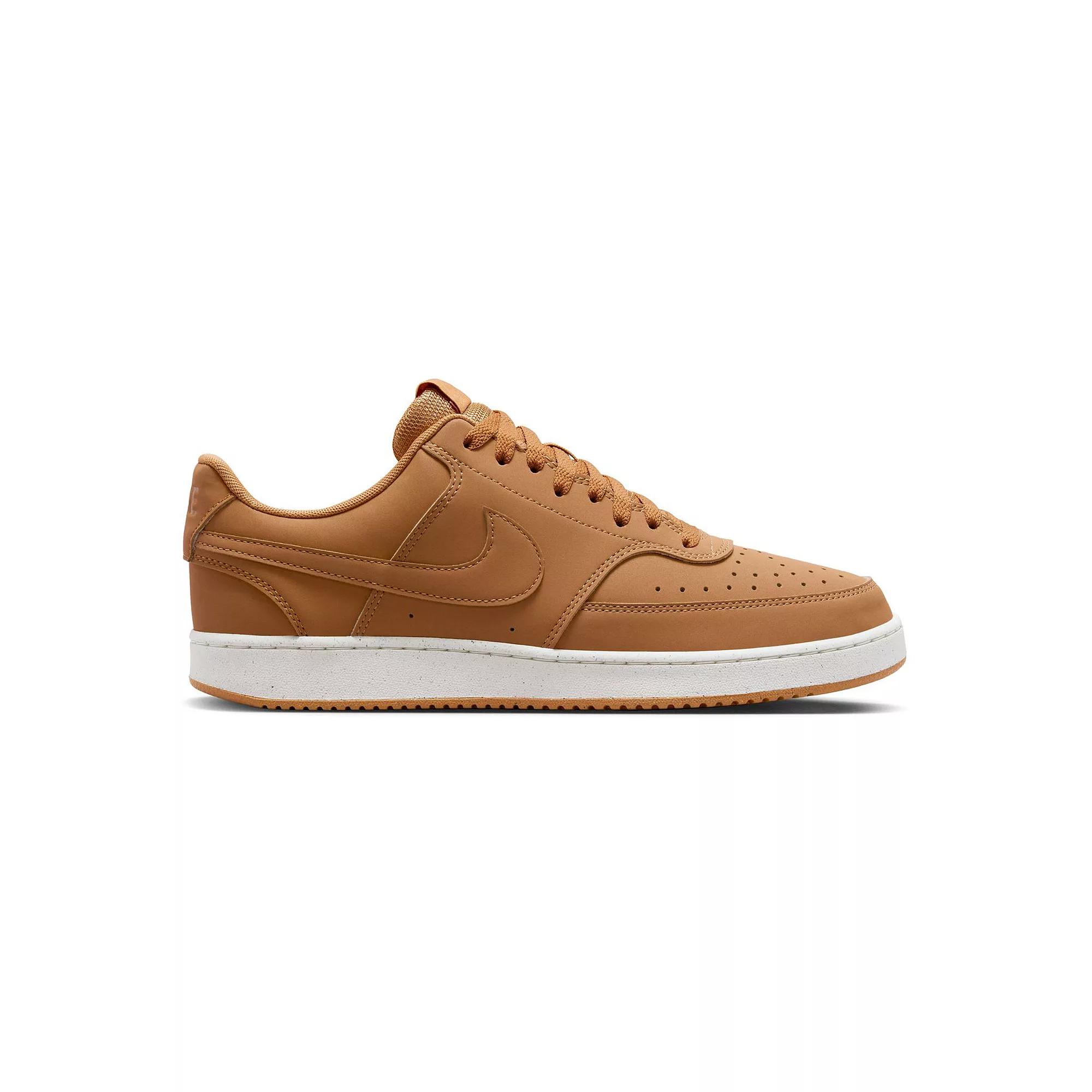 Nike Court Vision Next Nature Men's Low-Top Shoes, Size: 9, Flax Flax Blue Product Image