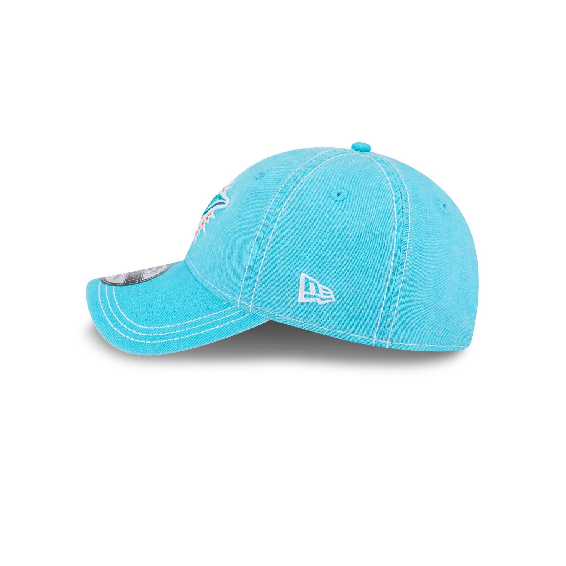 Miami Dolphins Washed Contrast 9TWENTY Adjustable Hat Male Product Image