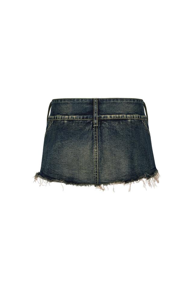 NYKKO SKORT - BLUE : DENIM BLUE Product Image