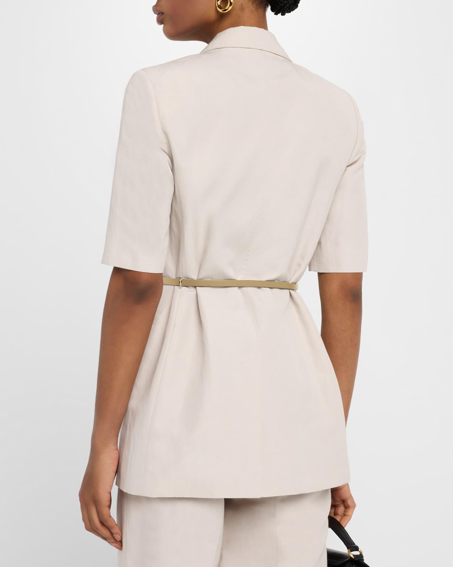 Belted Wrap-Front Blazer Product Image