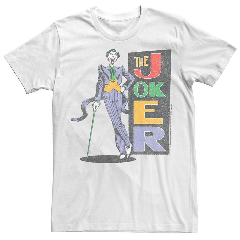 Men's Batman The Joker Vintage Name Stack Tee,  Product Image
