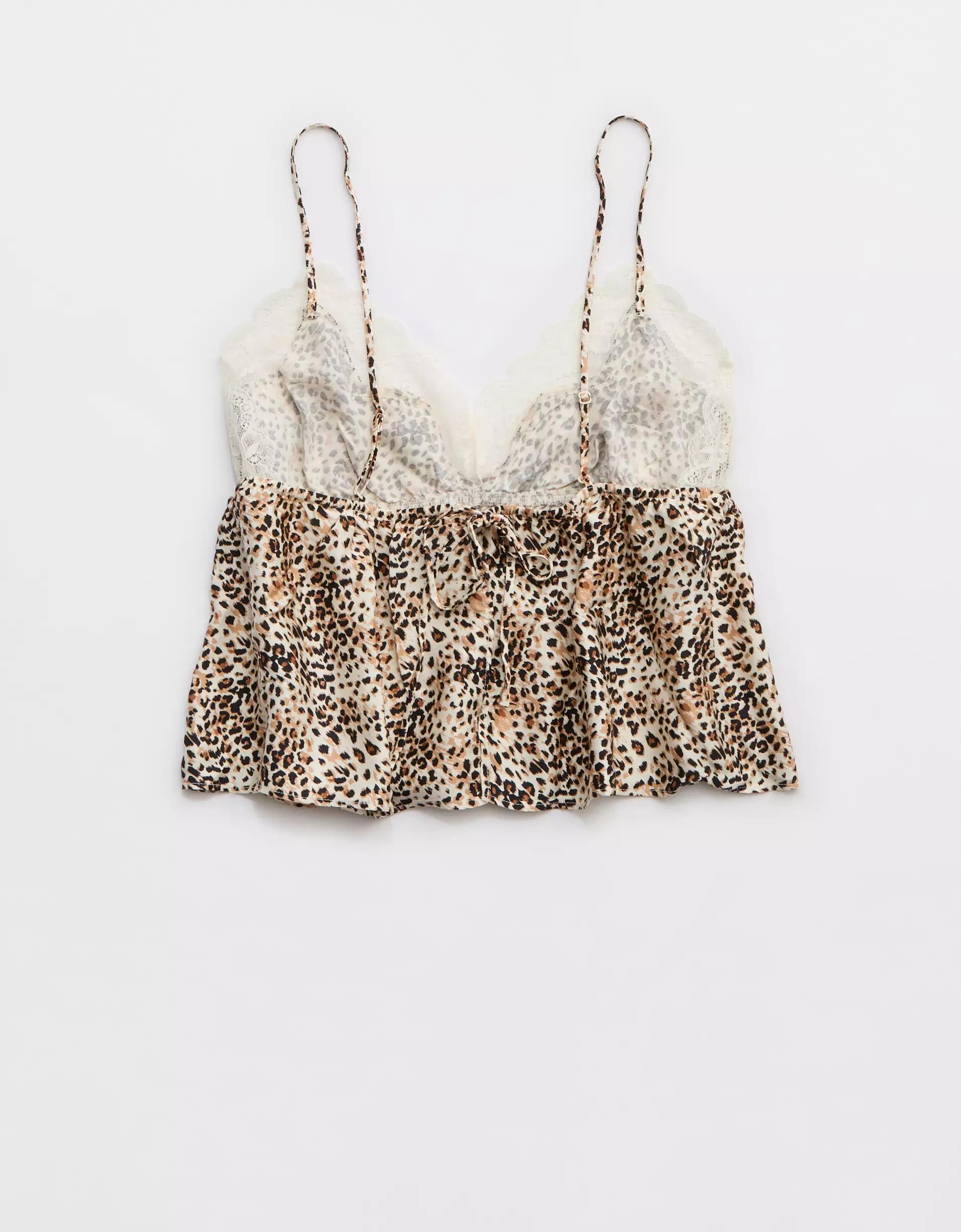 Aerie Off-Duty Satin Flirty Tank Product Image