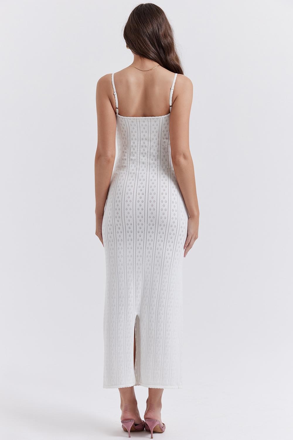Myla  white knit maxi dress Product Image