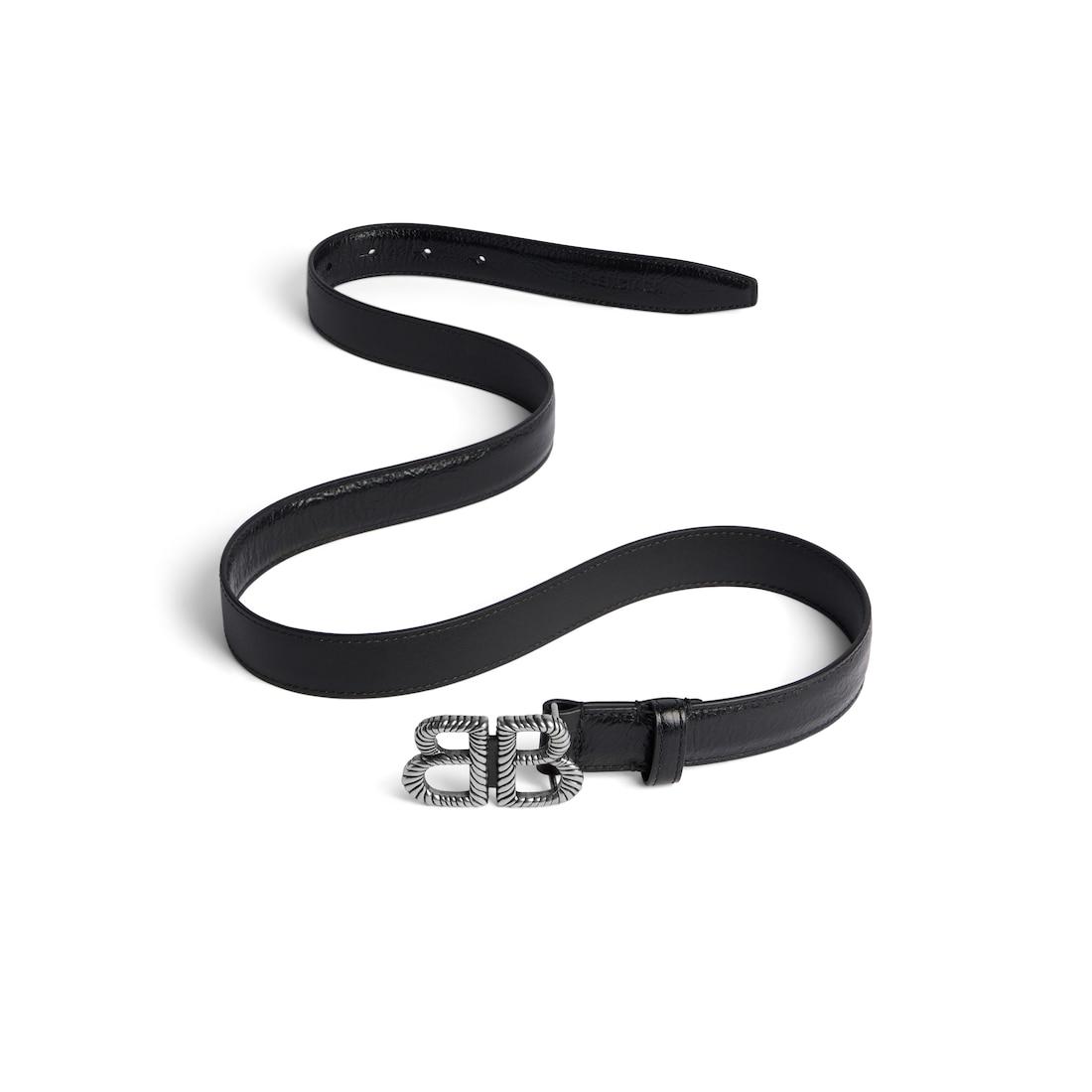 Women's Monaco Twist Belt  in Black Product Image