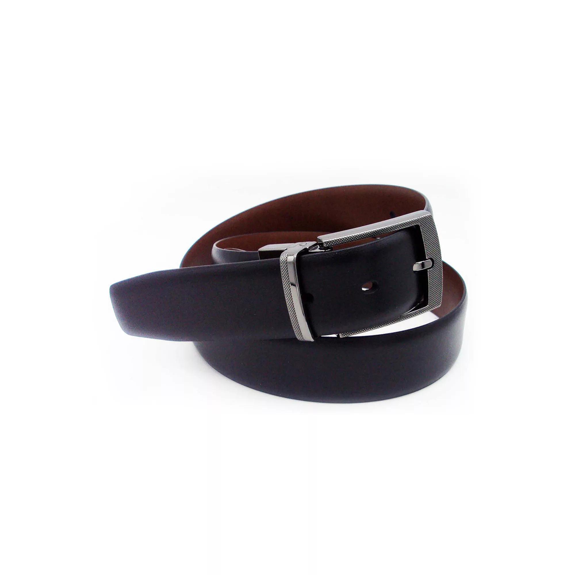 Men's Sonoma Goods For Life® Silver Tone Buckle Reversible Belt,  Product Image