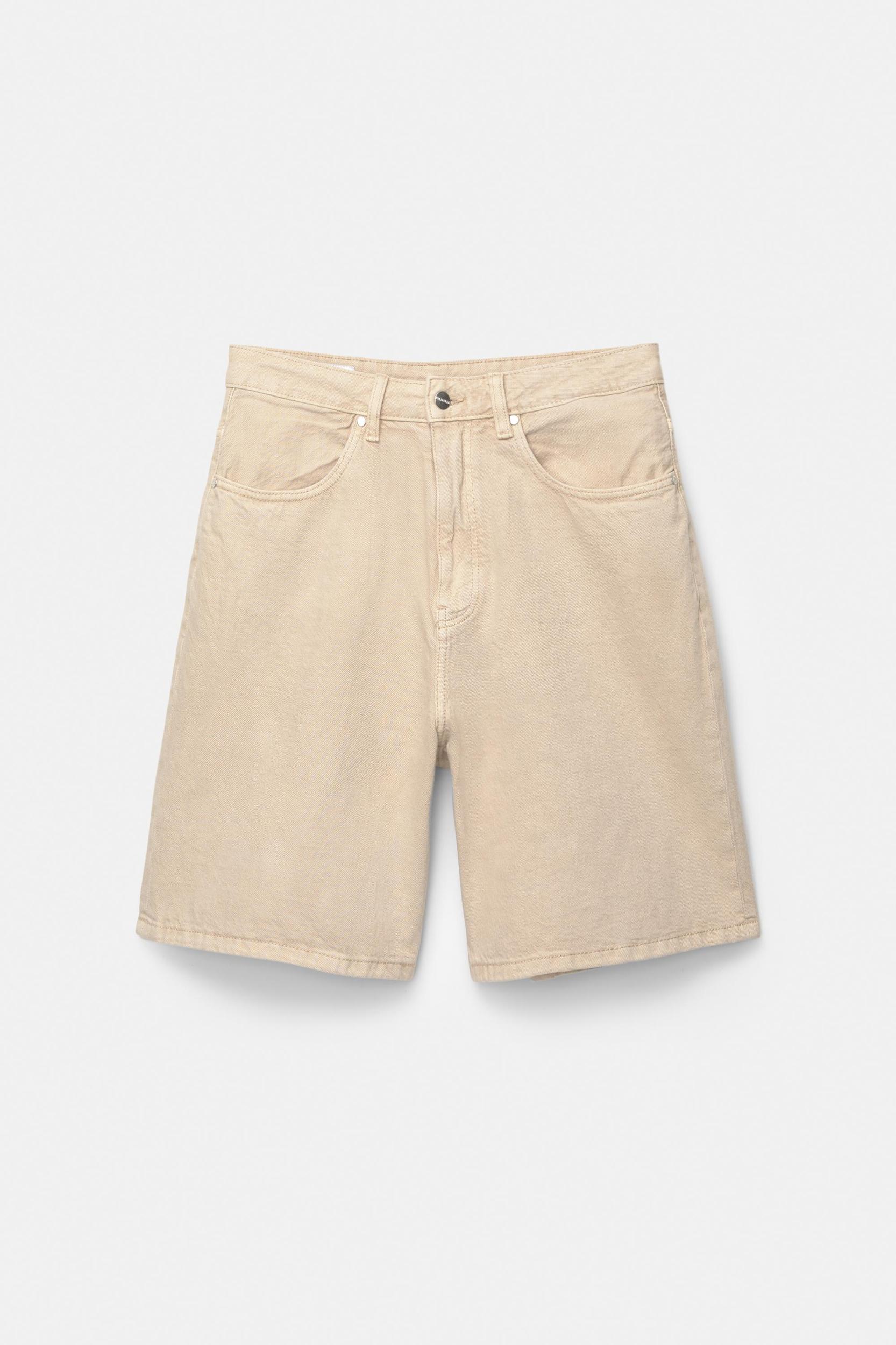 Baggy denim Bermuda shorts Product Image