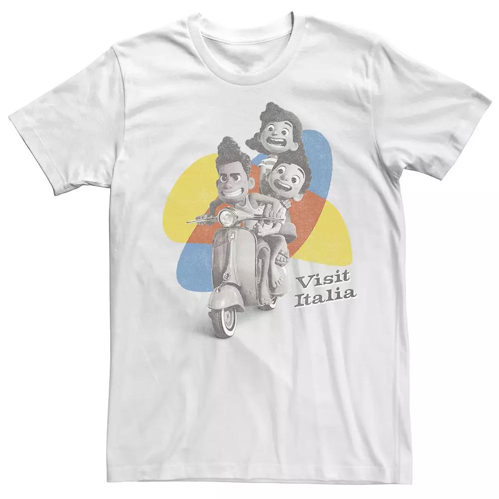 Disney / Pixar's Luca Men's Scooter Kids Visit Italia Tee,  Product Image