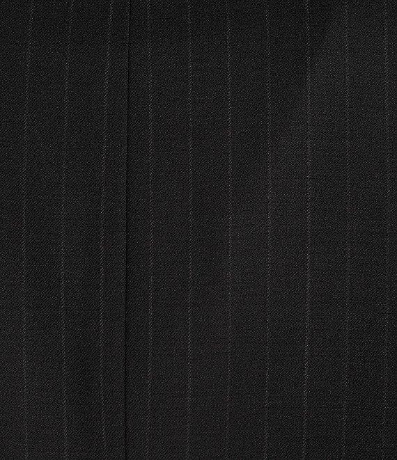 Hickey Freeman Classic Fit Flat Front Stripe Pattern 2-Piece Suit Product Image