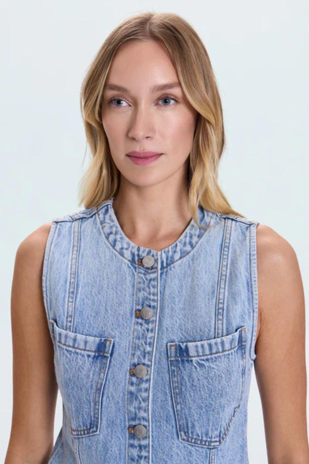 Gia Vest in Gaze Product Image