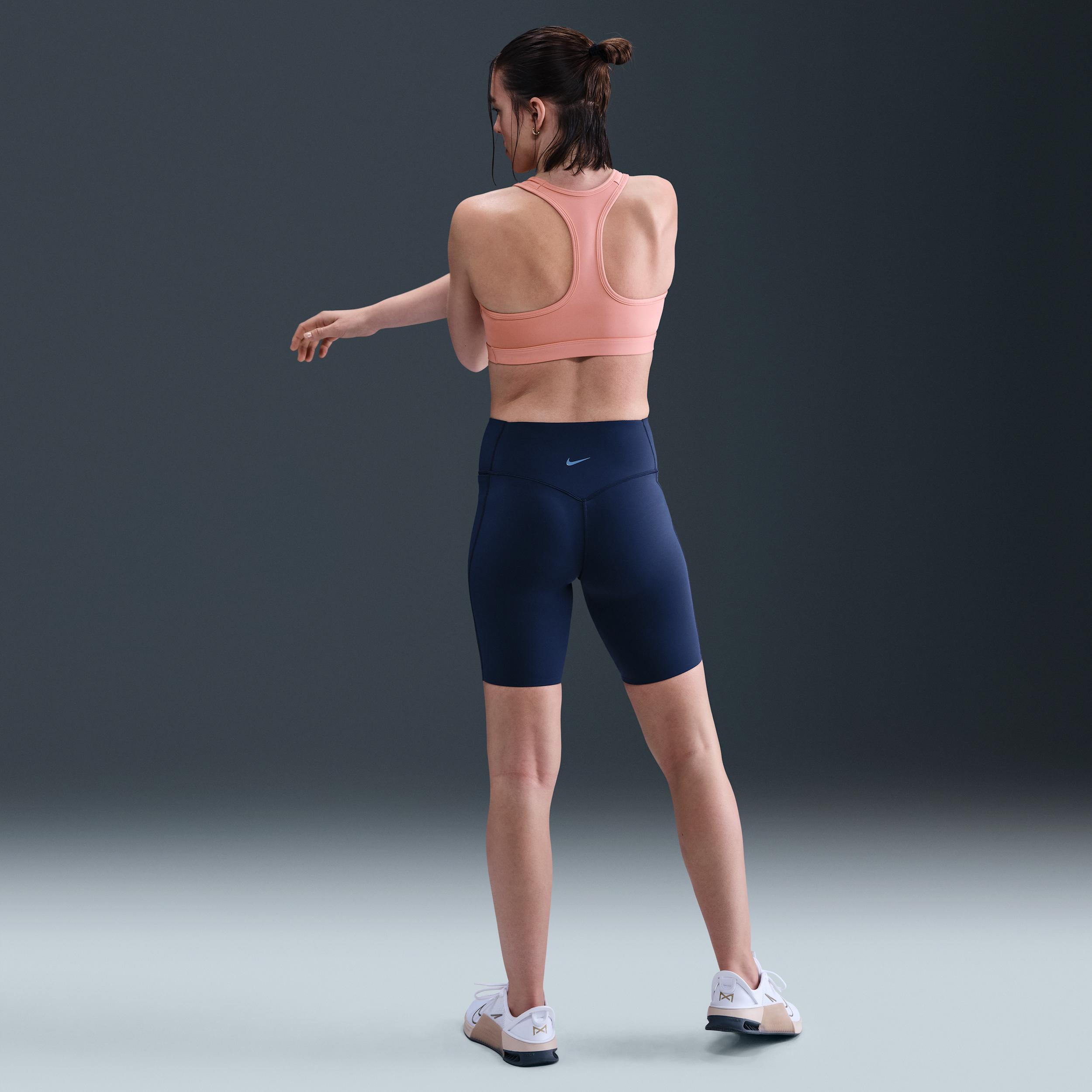 Nike Womens Swoosh Medium Support Padded Sports Bra | DX6821-685 Product Image