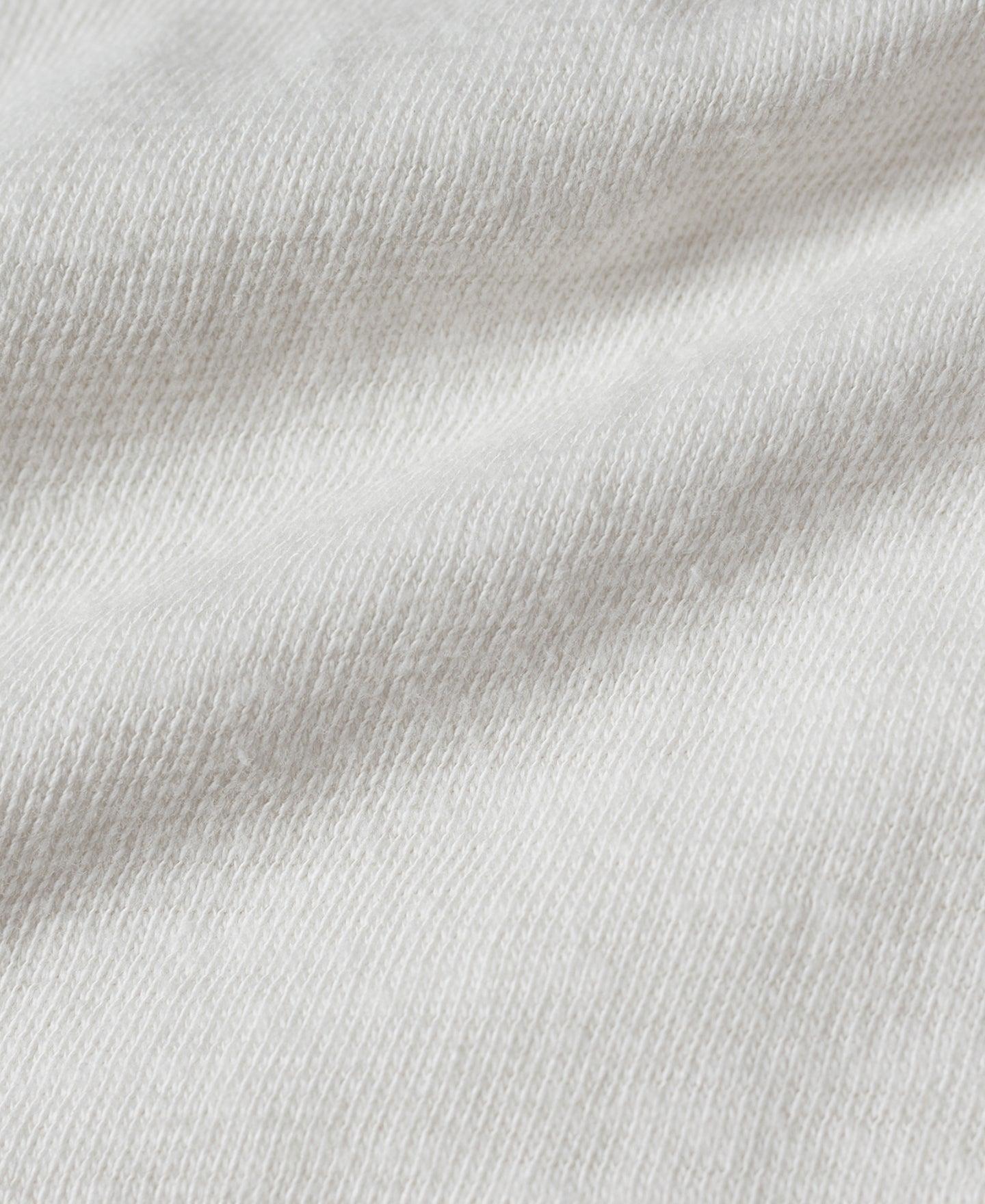 Side Closing Short Sleeve Henley T-Shirt - White Product Image