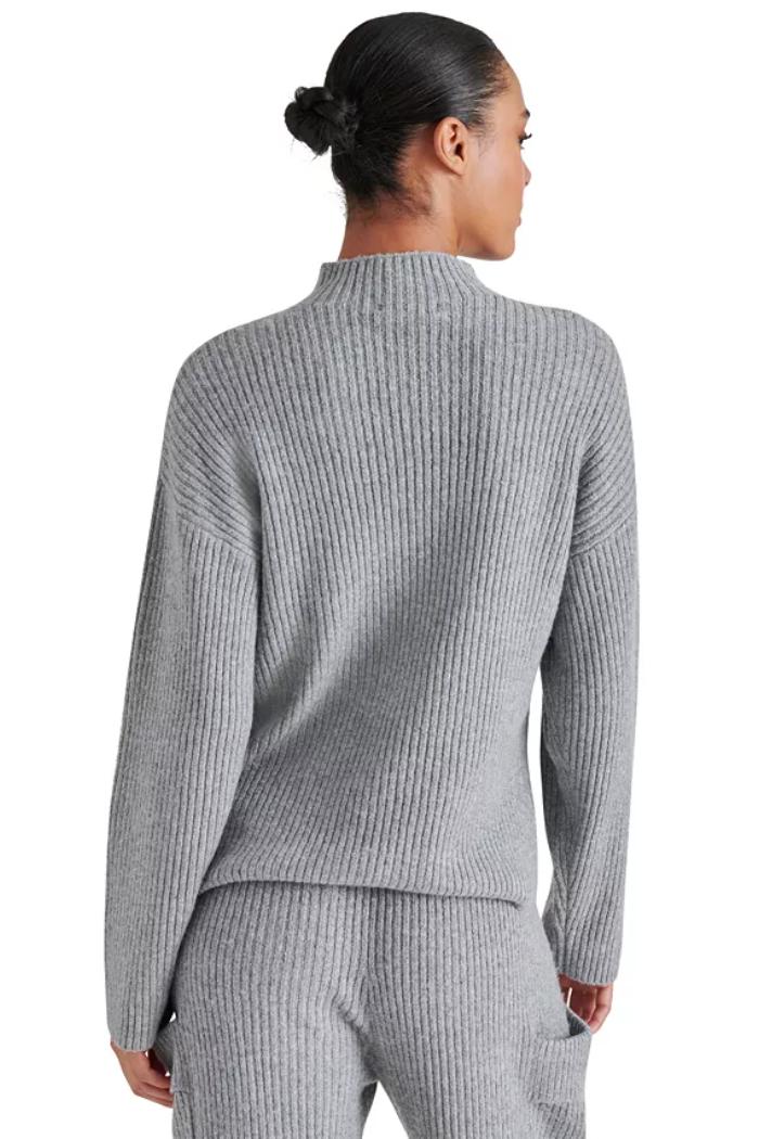 Willa Sweater- Heather Grey Product Image