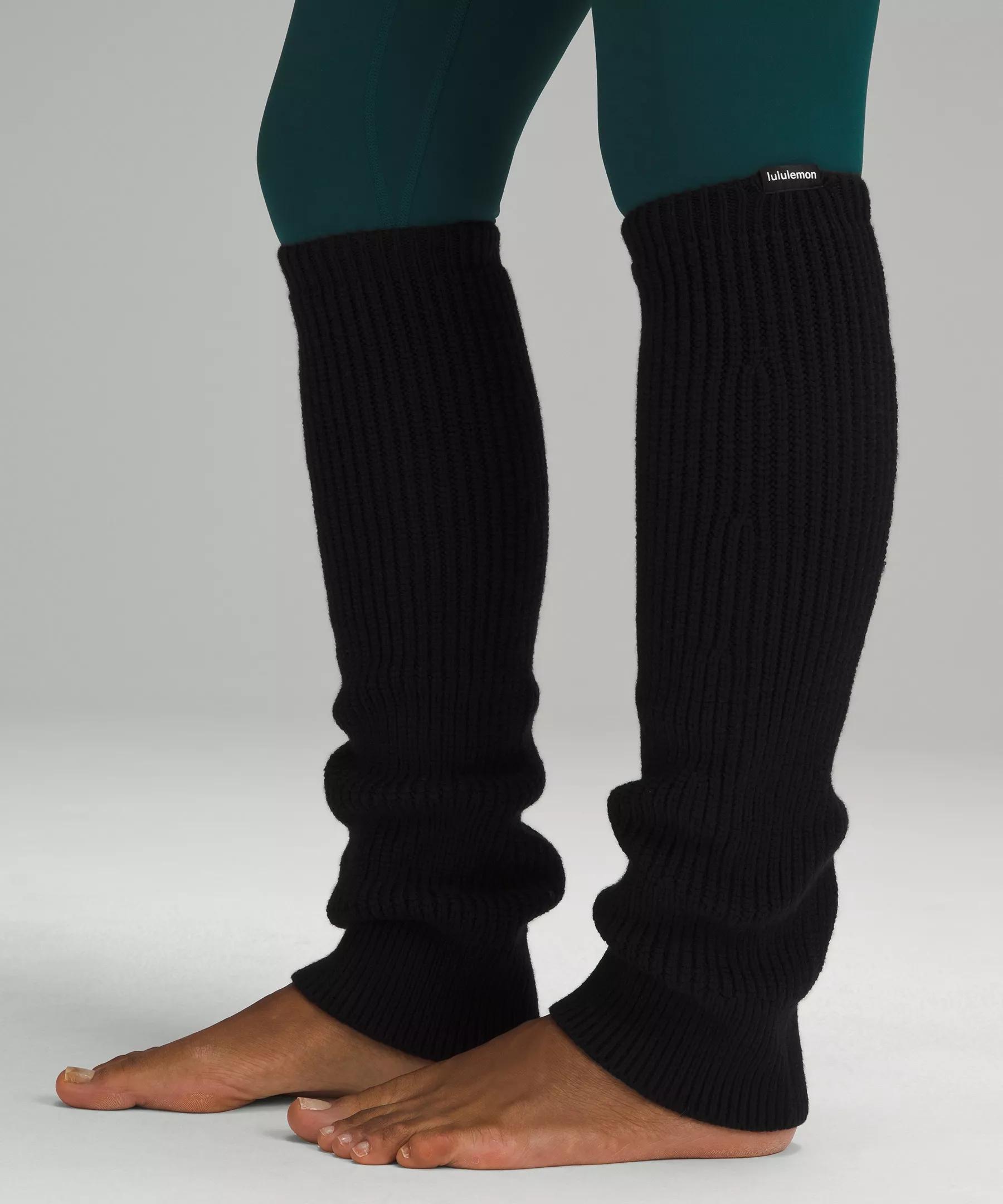 Women's Ribbed Knit Merino Wool-Blend Leg Warmer Product Image