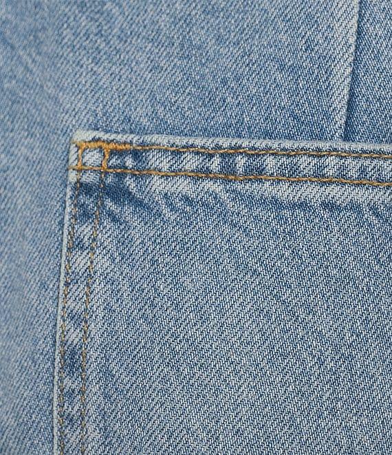 Good American Good 90s Mid Rise Carpenter Long Shorts Product Image