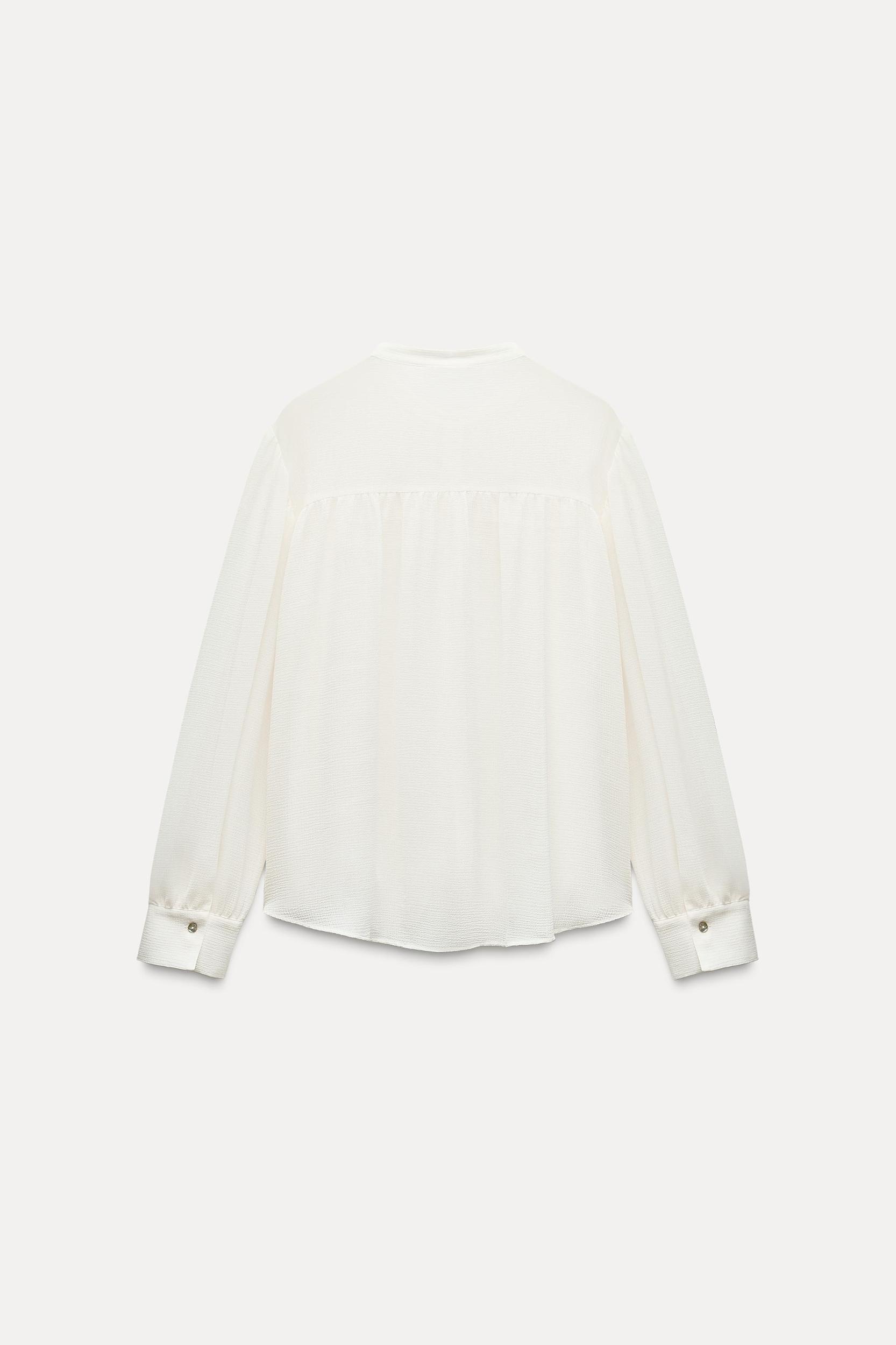 SEMI-SHEER PINTUCK SHIRT Product Image