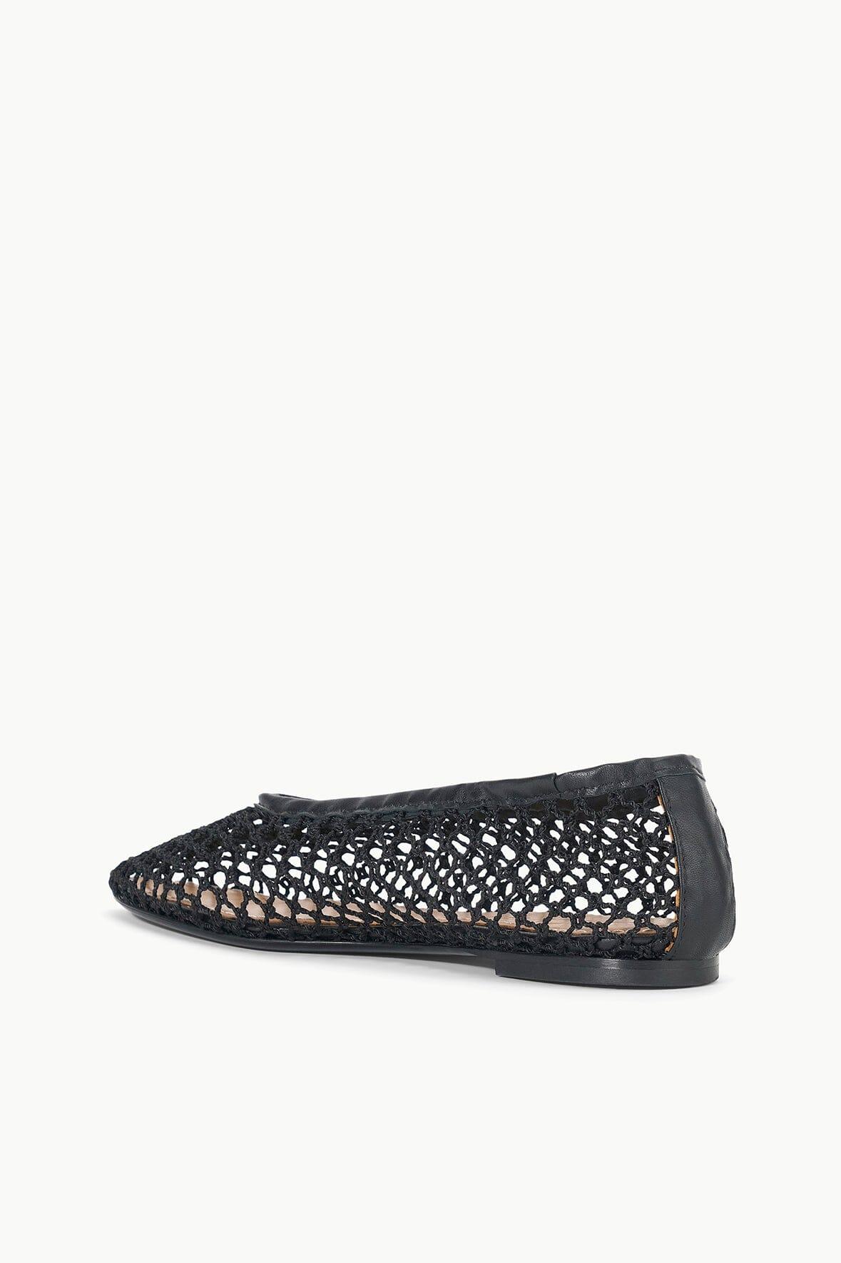 ALBA BALLET FLAT | BLACK NETTING Product Image