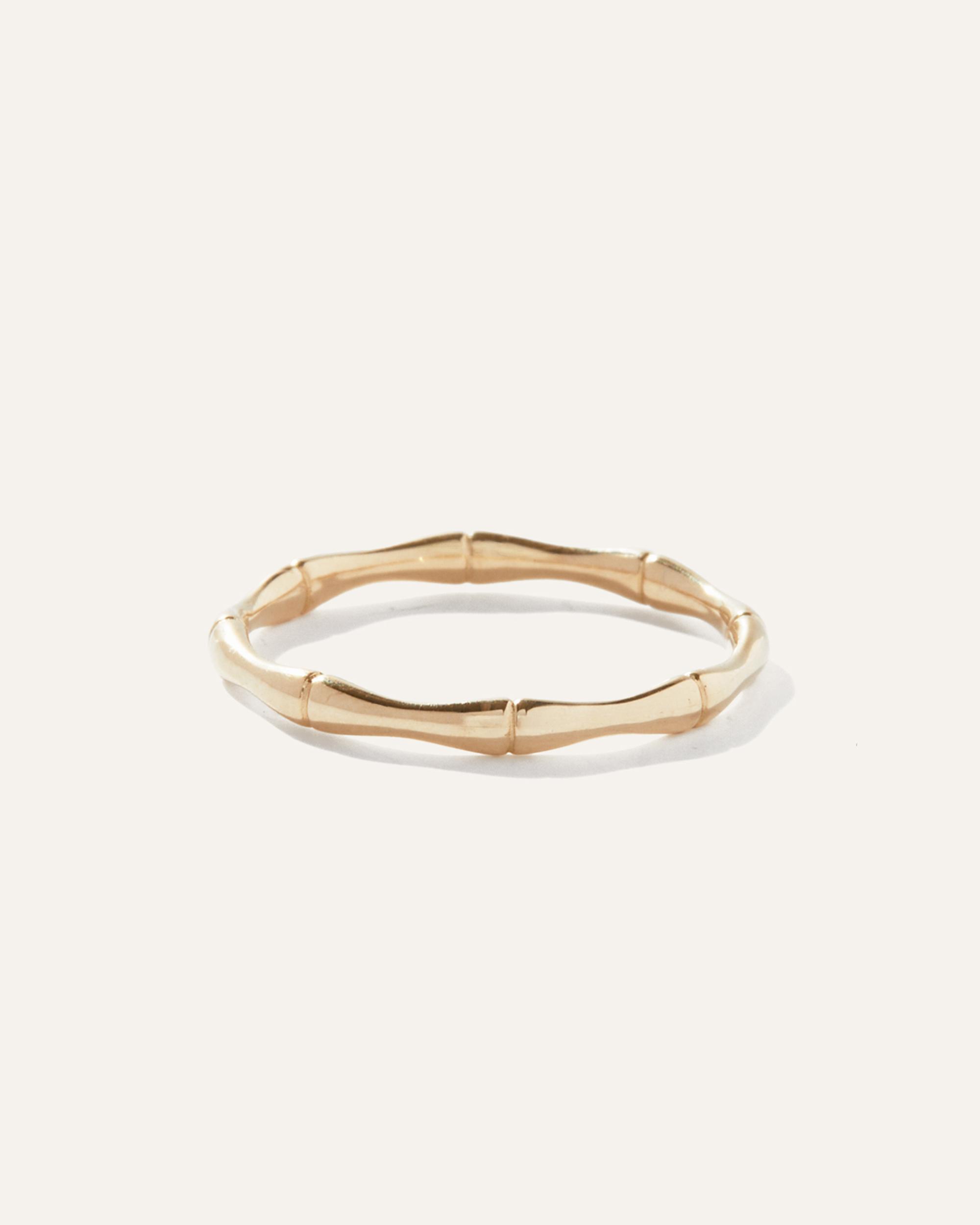 Quince | Women's 14K Gold Bamboo Ring Product Image