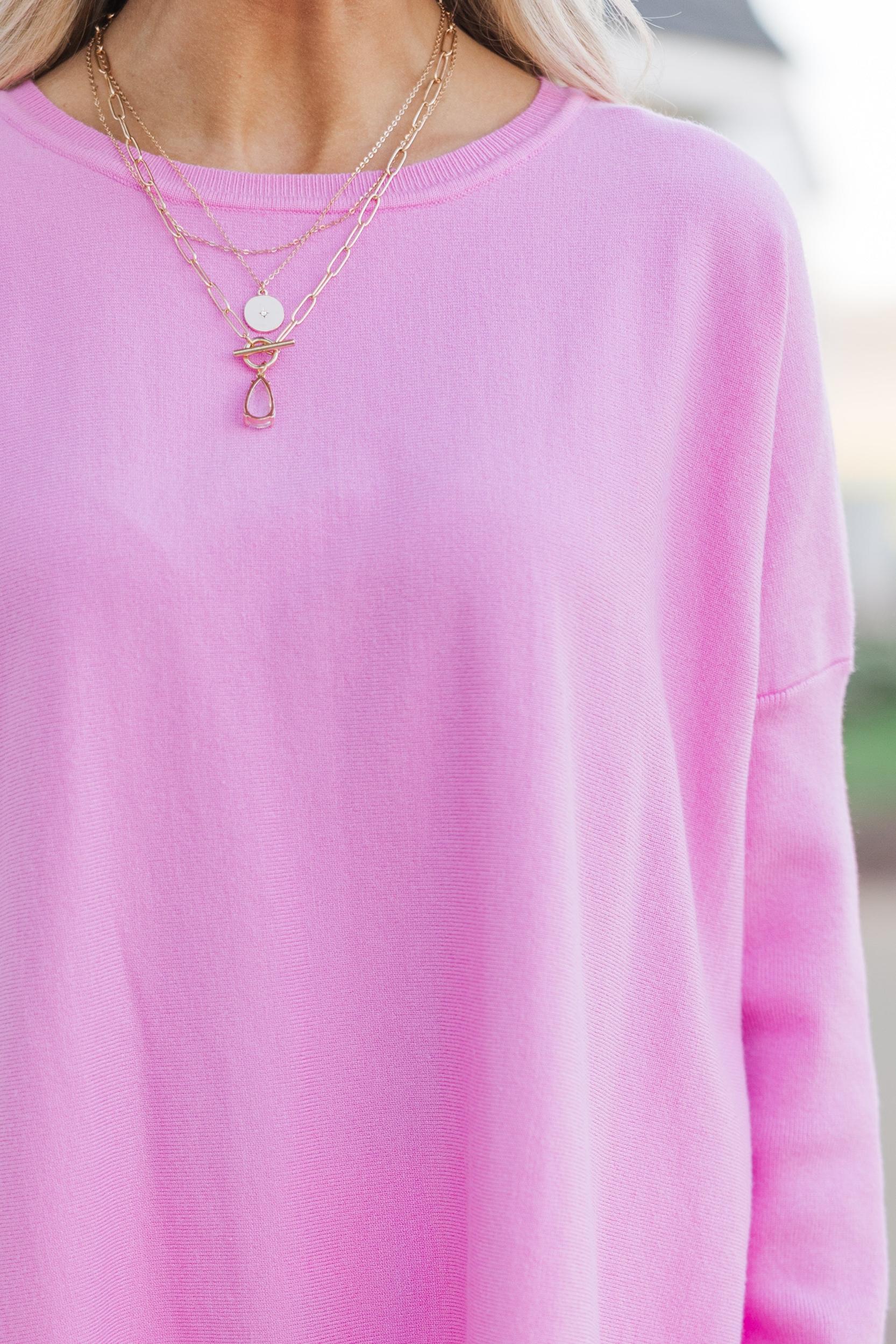 Loving My Life Pink Pocket Tunic Female Product Image