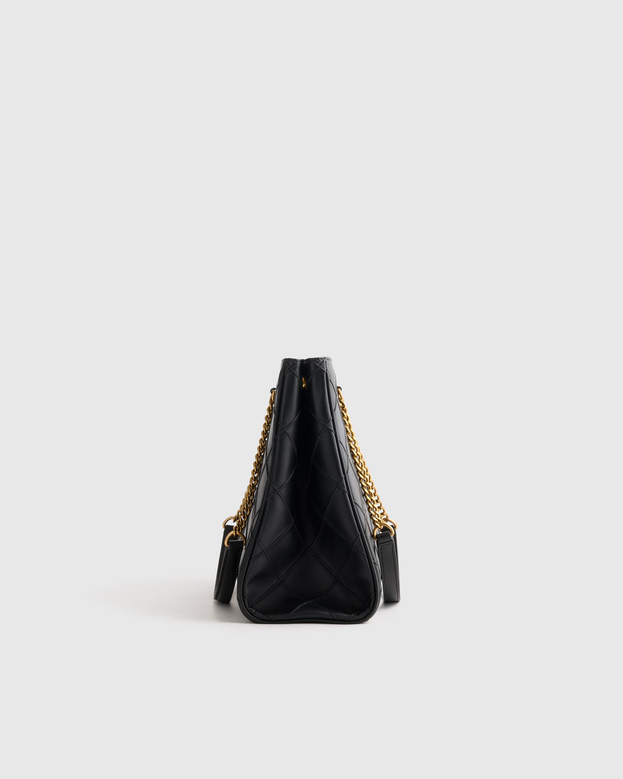 Quince | Women's Italian Leather Diamond Stitch Tote Product Image