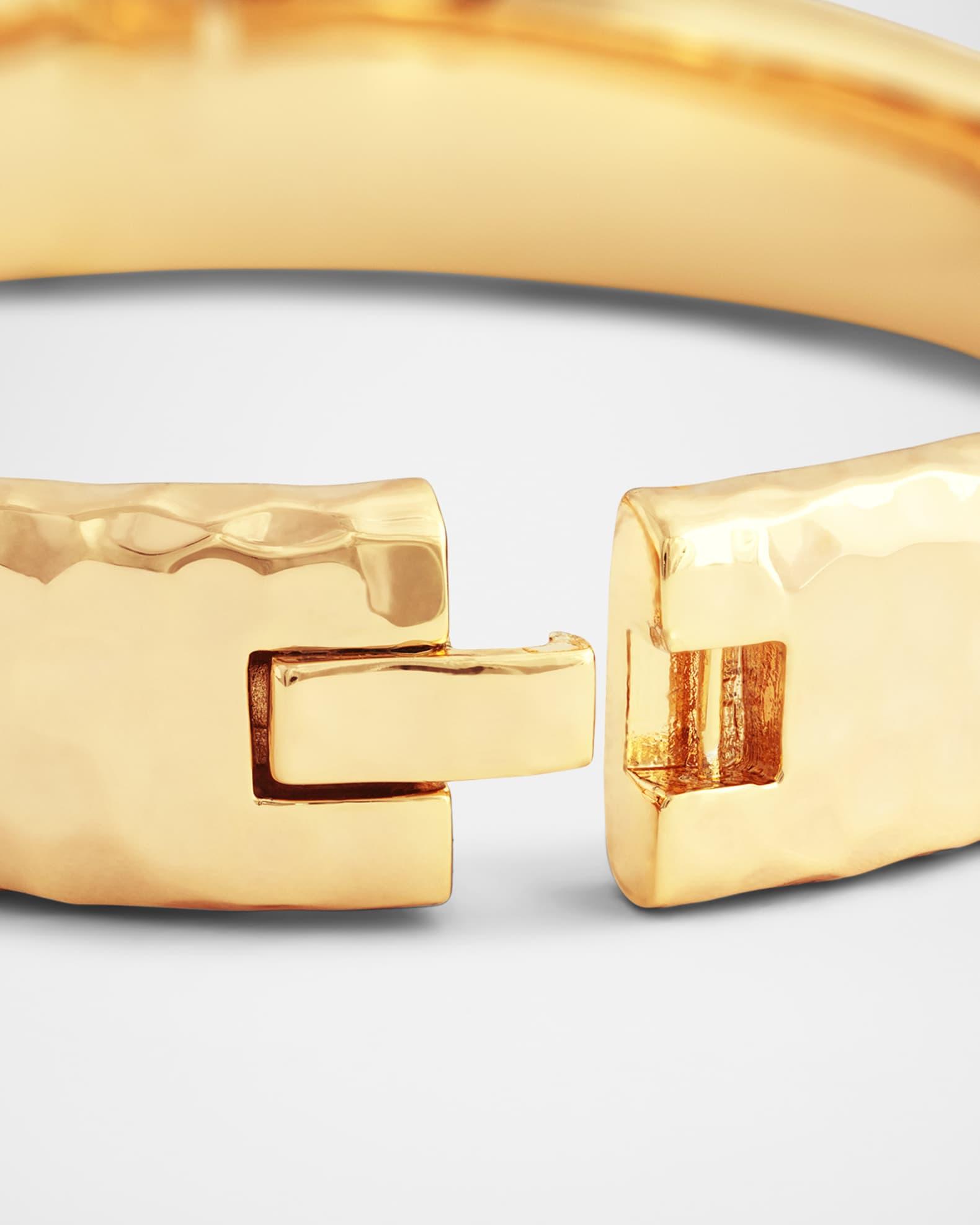 Farrier Wide Hinged Bangle Bracelet Product Image