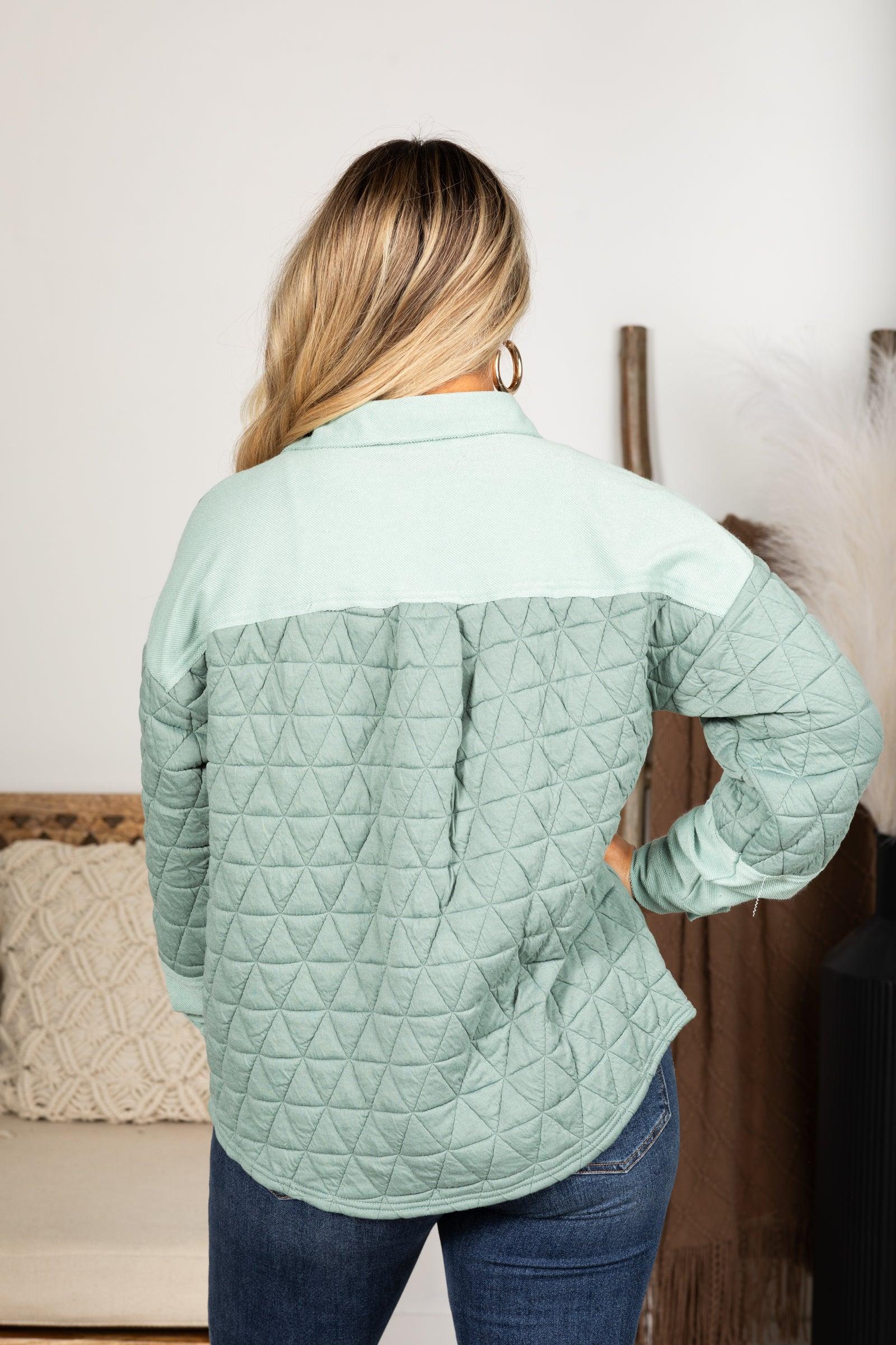 Super Soft Quilted Shacket Product Image