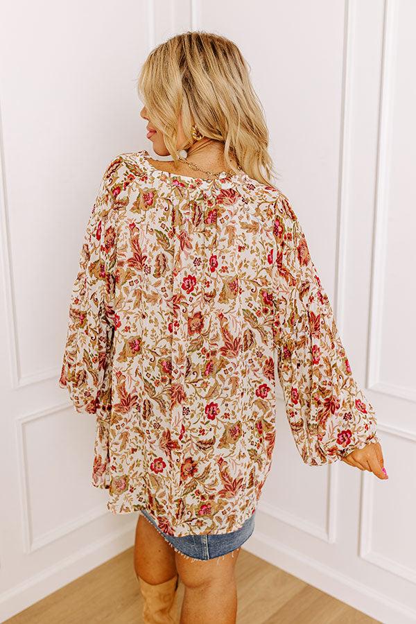 Style Statement Floral Top Curves Product Image